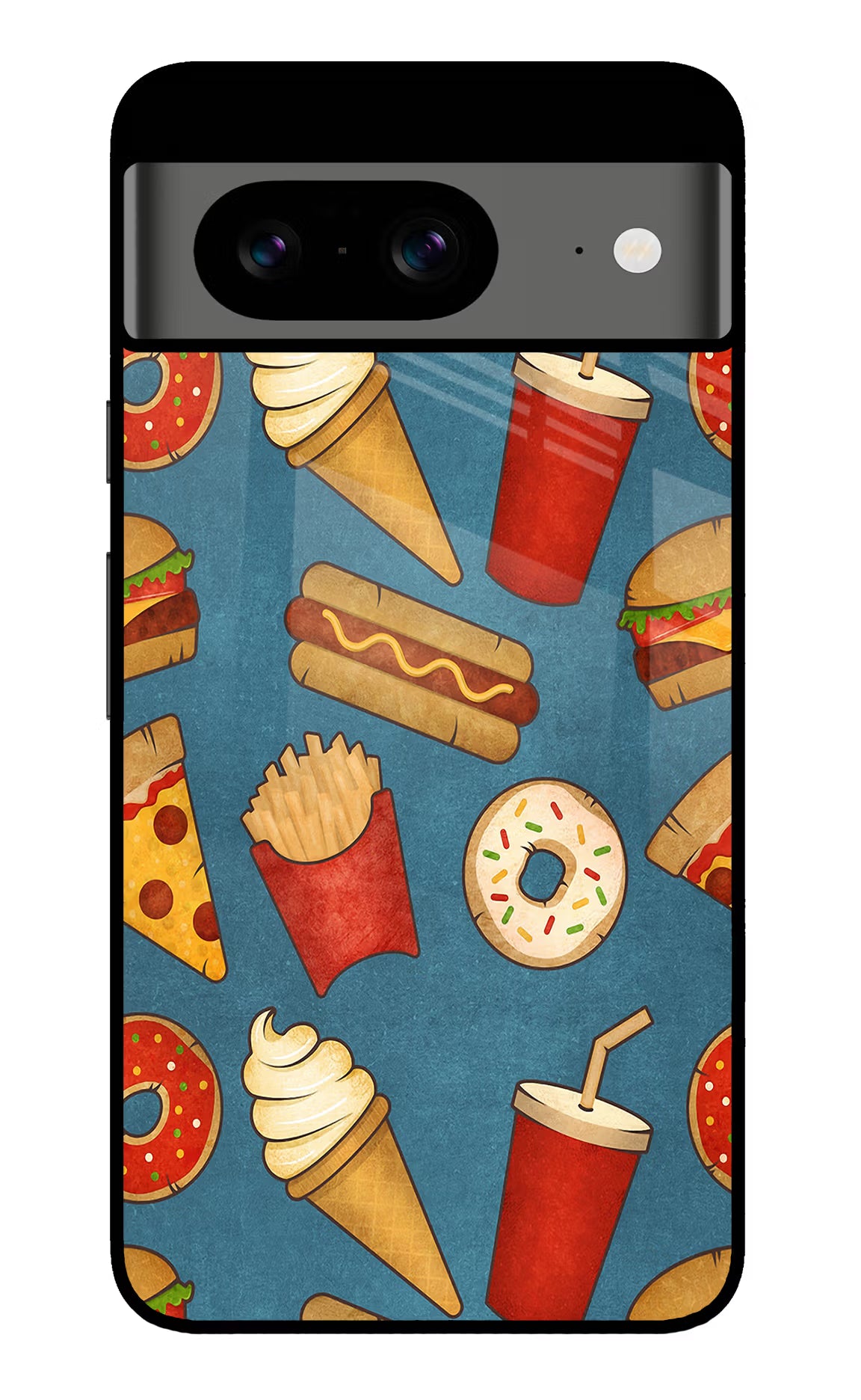 Foodie Google Pixel 8 Back Cover - Foodie Google Pixel 8 Glass Case Back Cover by Casekaro Foodie Google Pixel 8 Glass Case Back Cover by Casekaro