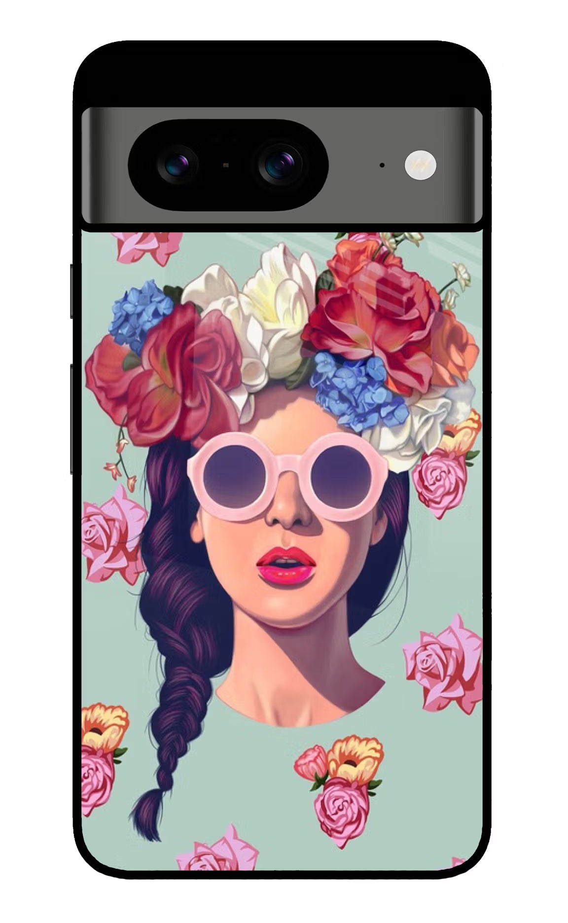Pretty Girl Google Pixel 8 Back Cover - Pretty Girl Google Pixel 8 Glass Case Back Cover by Casekaro Pretty Girl Google Pixel 8 Glass Case Back Cover by Casekaro