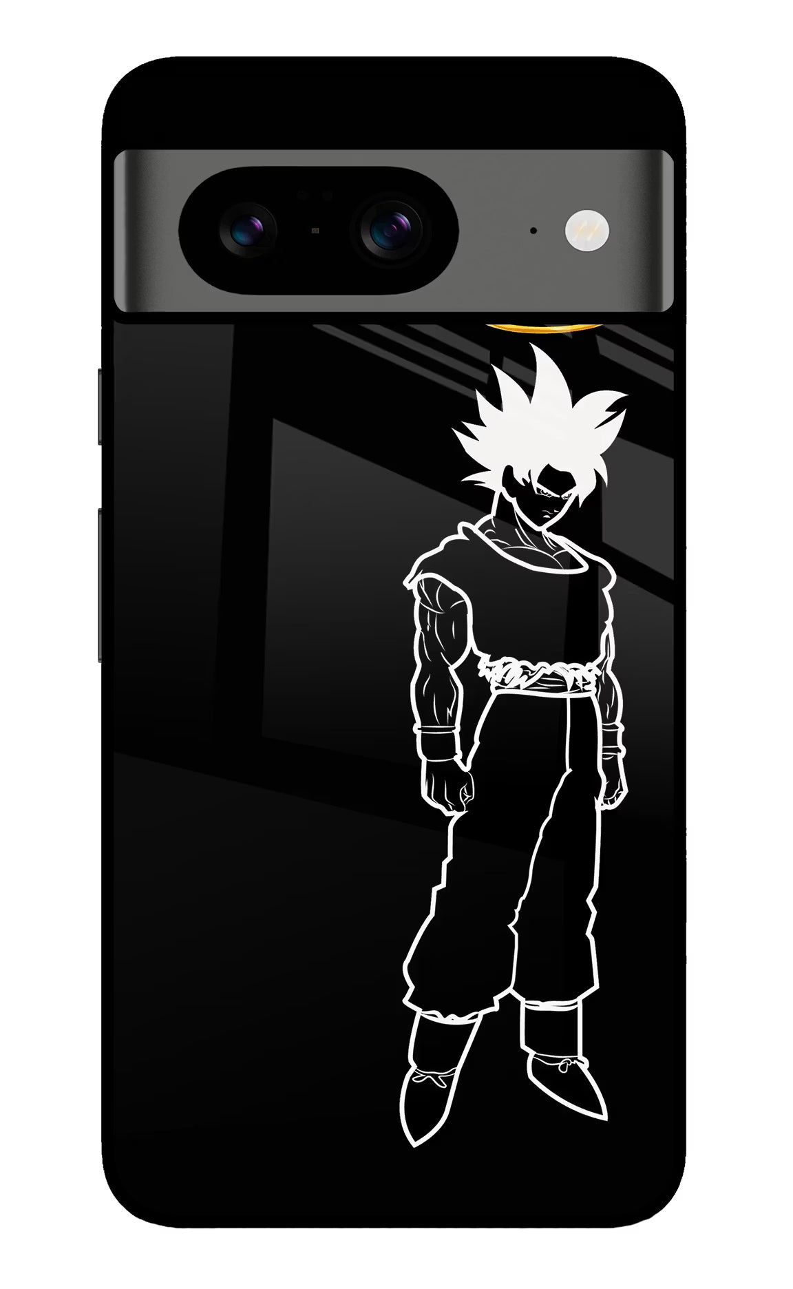 DBS Character Google Pixel 8 Back Cover - DBS Character Google Pixel 8 Glass Case Back Cover by Casekaro DBS Character Google Pixel 8 Glass Case Back Cover by Casekaro
