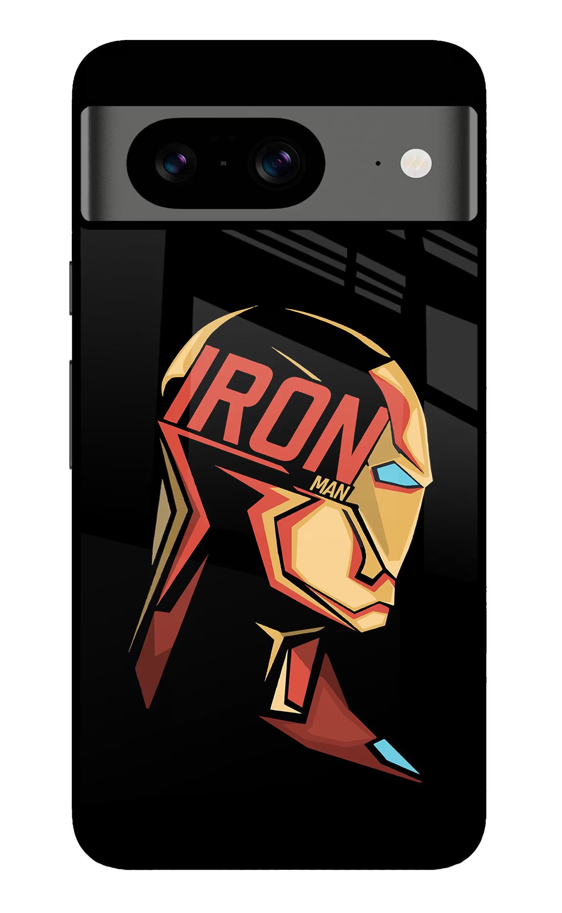 IronMan Google Pixel 8 Glass Case - IronMan Google Pixel 8 Glass Case IronMan Google Pixel 8 Glass Case
