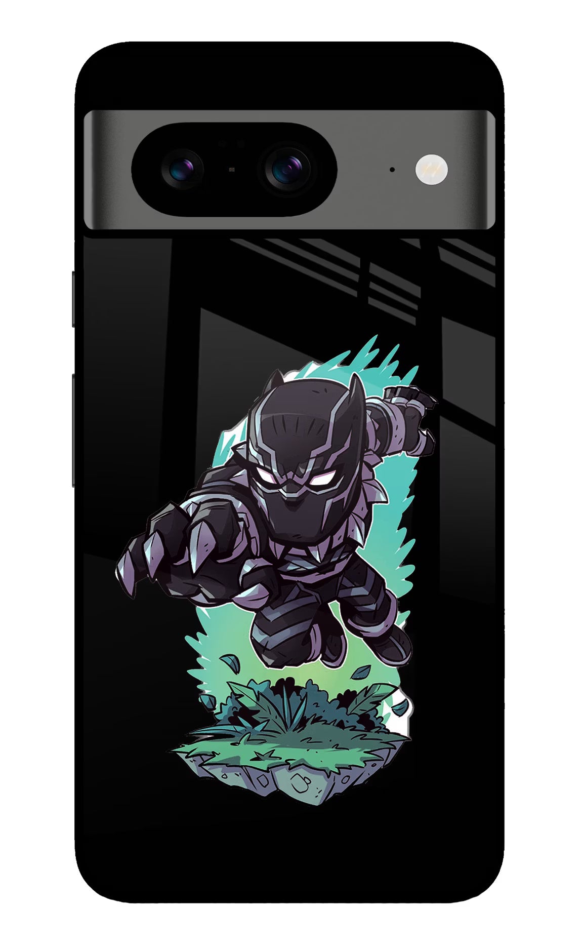 Black Panther Google Pixel 8 Back Cover - Black Panther Google Pixel 8 Glass Case Back Cover by Casekaro Black Panther Google Pixel 8 Glass Case Back Cover by Casekaro