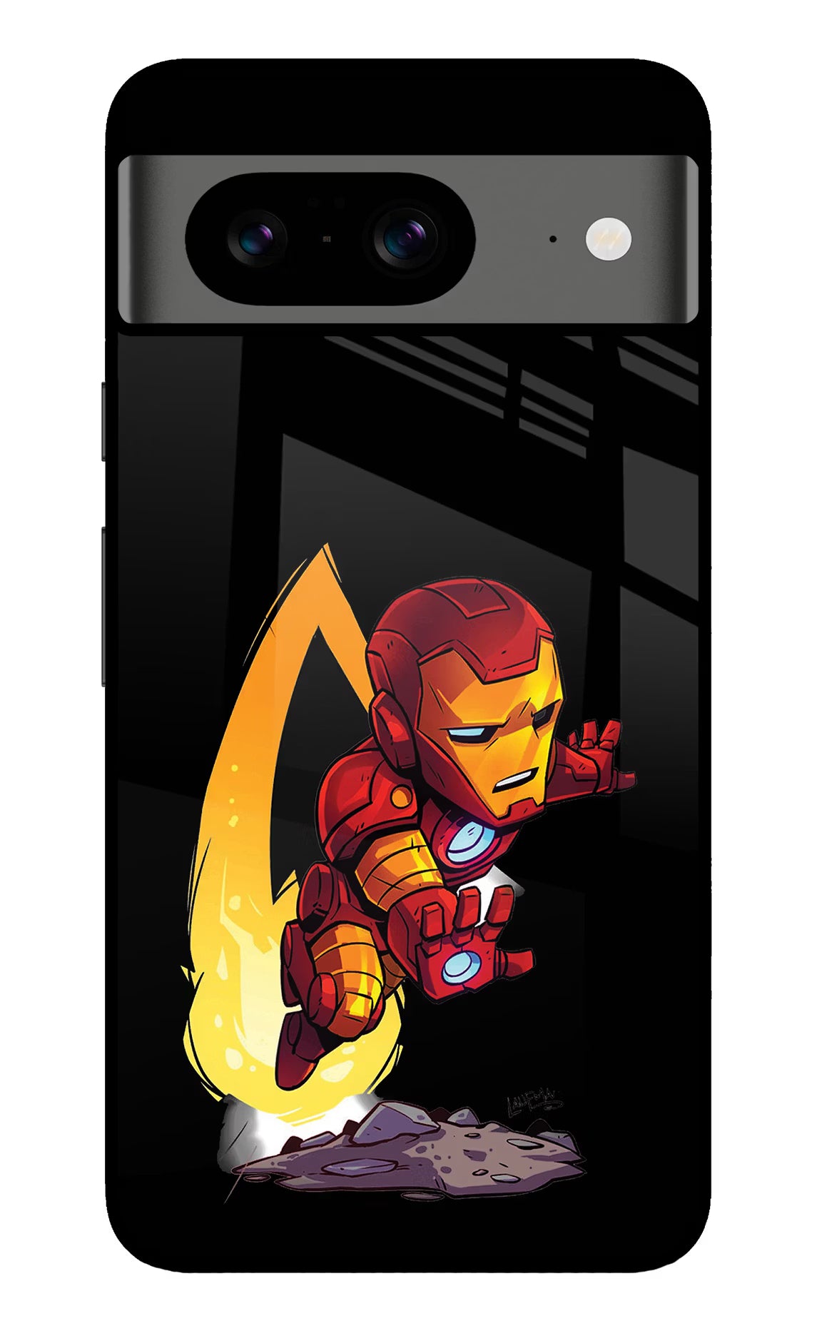 IronMan Google Pixel 8 Glass Case - IronMan Google Pixel 8 Glass Case IronMan Google Pixel 8 Glass Case