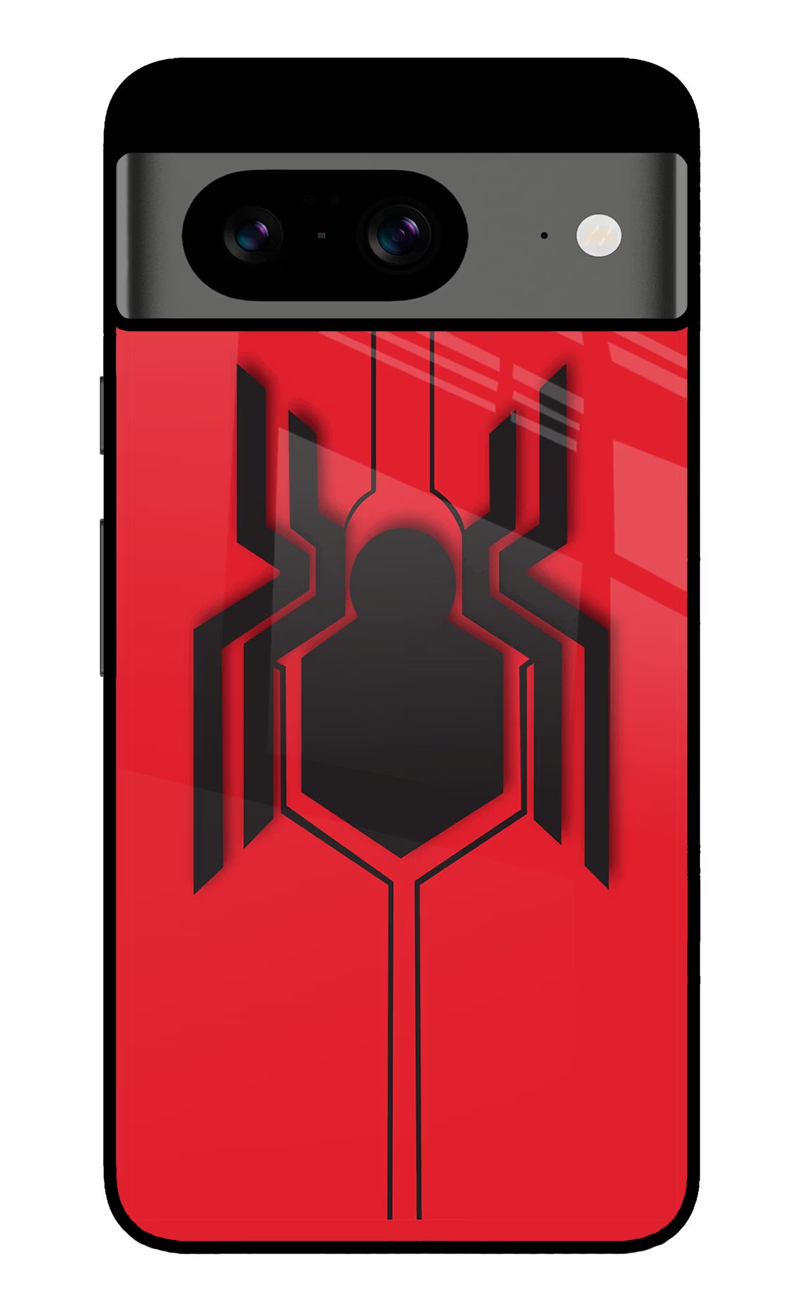 Spider Google Pixel 8 Back Cover - Spider Google Pixel 8 Glass Case Back Cover by Casekaro Spider Google Pixel 8 Glass Case Back Cover by Casekaro