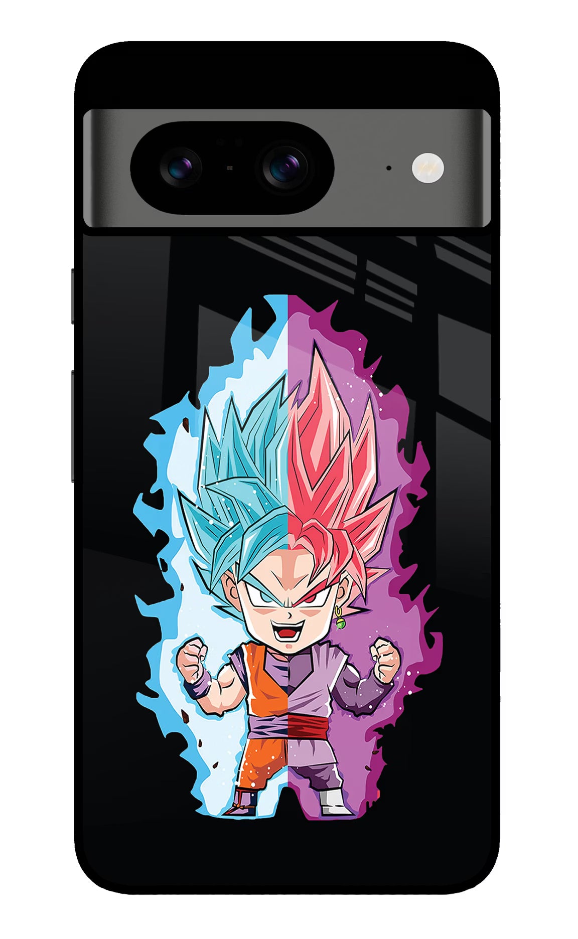 Chota Goku Google Pixel 8 Glass Case - Chota Goku Google Pixel 8 Glass Case Chota Goku Google Pixel 8 Glass Case