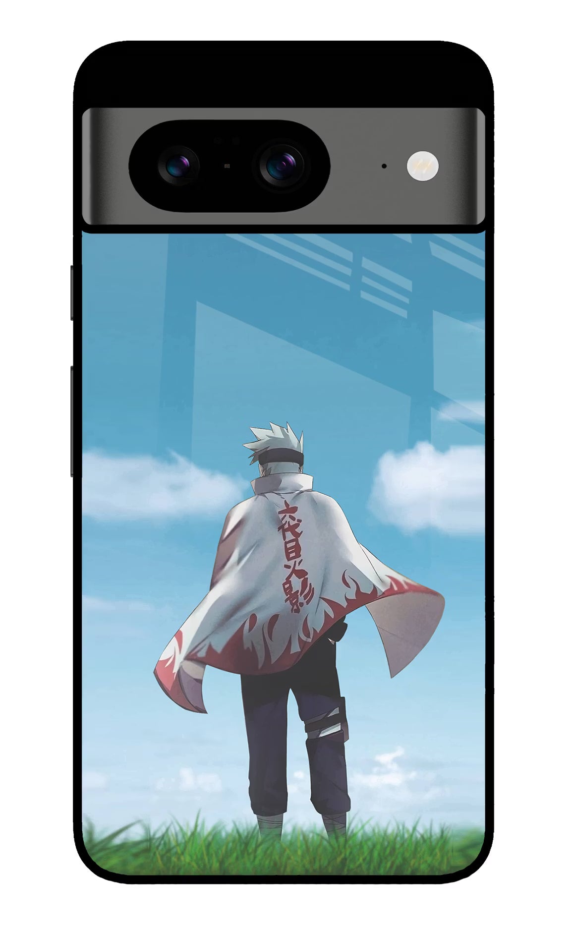 Kakashi Google Pixel 8 Back Cover - Kakashi Google Pixel 8 Glass Case Back Cover by Casekaro Kakashi Google Pixel 8 Glass Case Back Cover by Casekaro