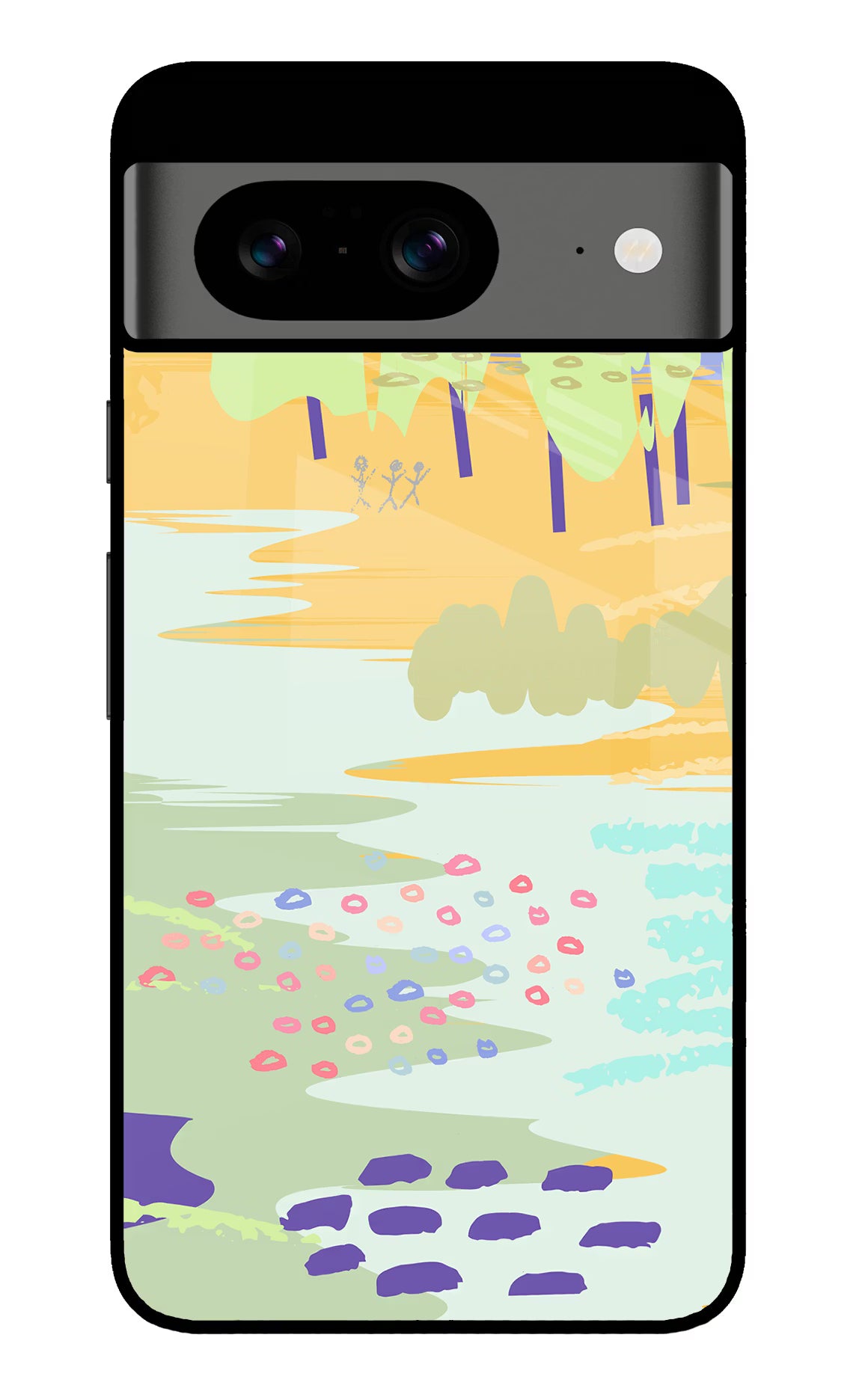 Scenery Google Pixel 8 Glass Case - Scenery Google Pixel 8 Glass Case Scenery Google Pixel 8 Glass Case