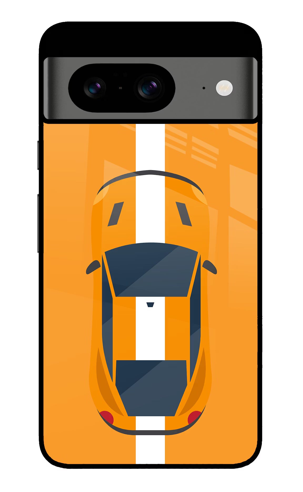 Highway Pursuit Google Pixel 8 Back Cover - Highway Pursuit Google Pixel 8 Glass Case Back Cover by Casekaro Highway Pursuit Google Pixel 8 Glass Case Back Cover by Casekaro