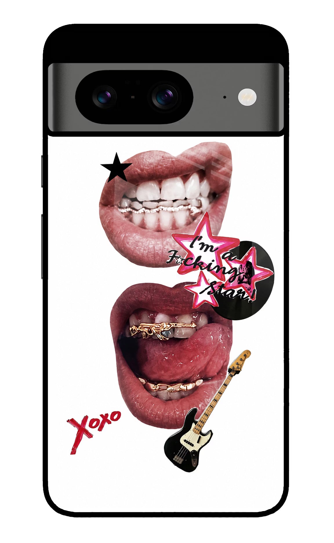 Rockstar Google Pixel 8 Glass Case - Rockstar Google Pixel 8 Glass Case Rockstar Google Pixel 8 Glass Case