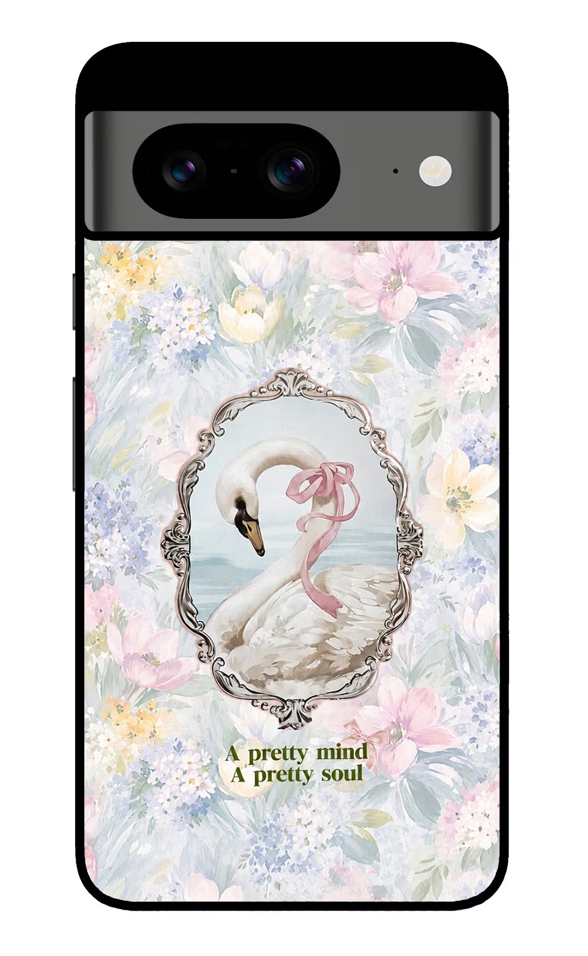 Pretty Mind Pretty Soul Google Pixel 8 Glass Case - Pretty Mind Pretty Soul Google Pixel 8 Glass Case Pretty Mind Pretty Soul Google Pixel 8 Glass Case