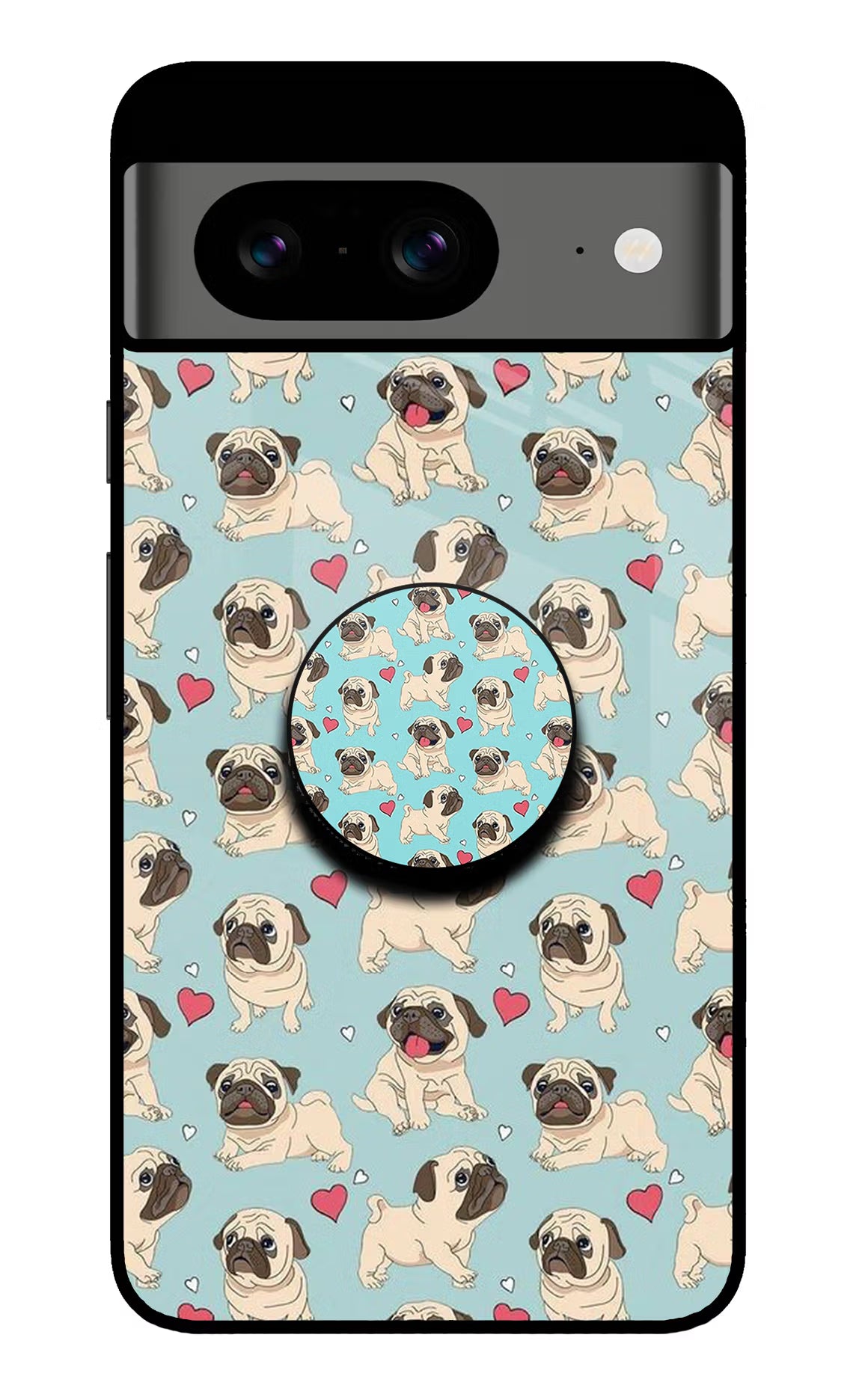 Pug Dog Google Pixel 8 Pop Case - Pug Dog Google Pixel 8 Pop Case by Casekaro Pug Dog Google Pixel 8 Pop Case by Casekaro