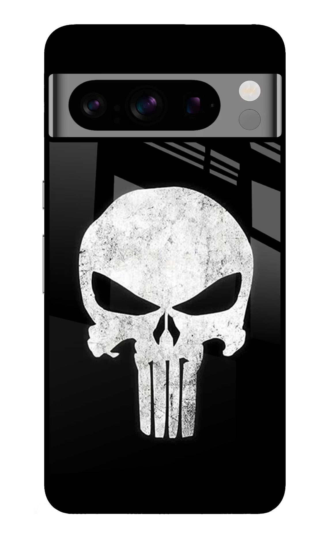 Punisher Skull Google Pixel 8 Pro Glass Case - Punisher Skull Google Pixel 8 Pro Glass Case Punisher Skull Google Pixel 8 Pro Glass Case