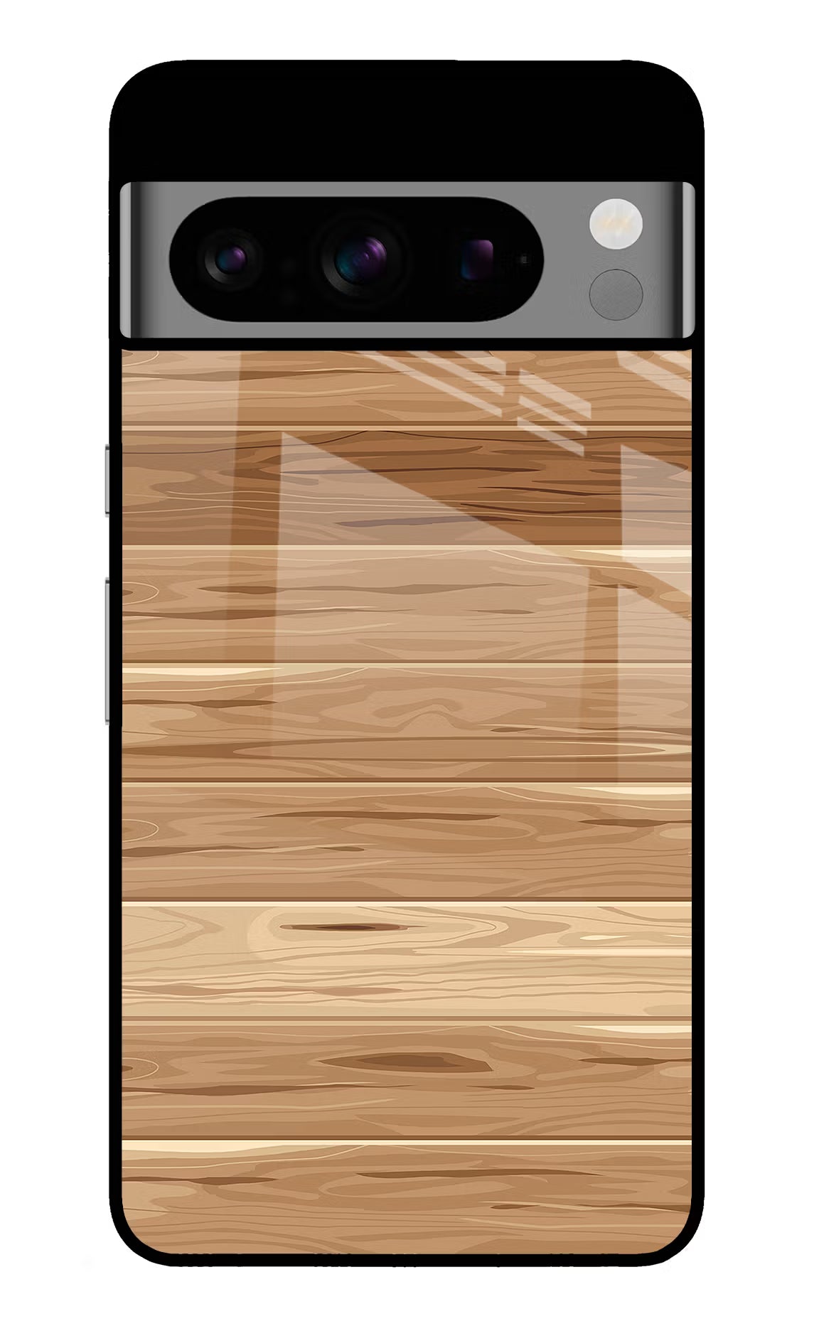 Wooden Vector Google Pixel 8 Pro Glass Case - Wooden Vector Google Pixel 8 Pro Glass Case Wooden Vector Google Pixel 8 Pro Glass Case