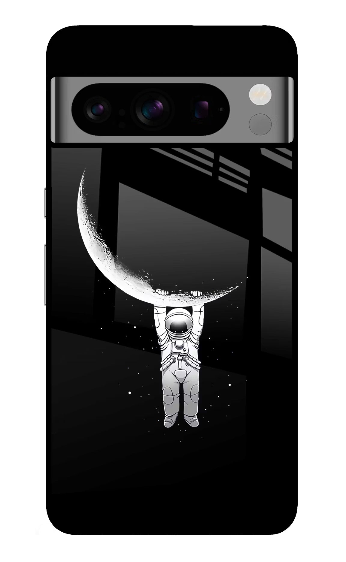 Moon Space Google Pixel 8 Pro Glass Case - Moon Space Google Pixel 8 Pro Glass Case Moon Space Google Pixel 8 Pro Glass Case