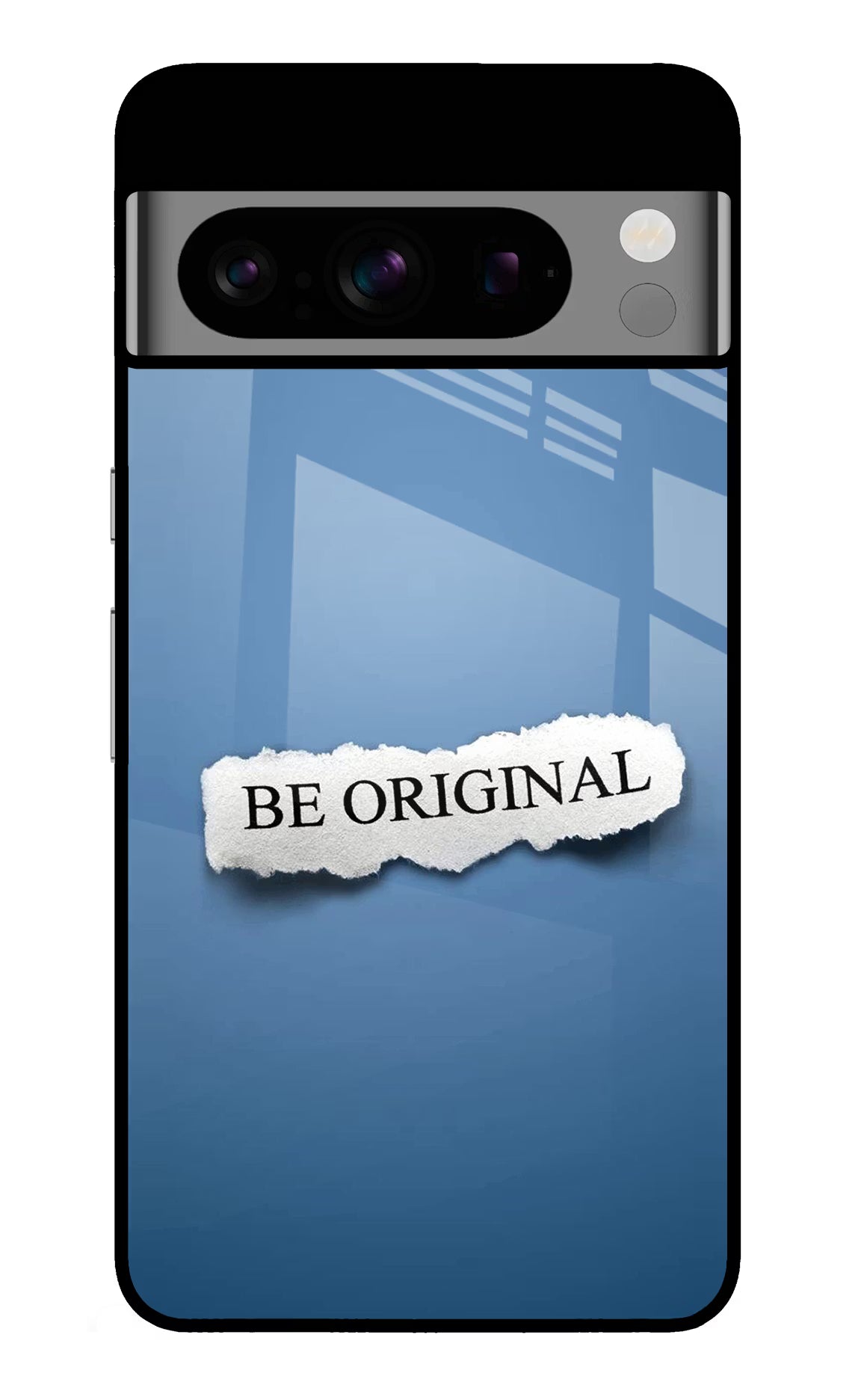Be Original Google Pixel 8 Pro Back Cover - Be Original Google Pixel 8 Pro Glass Case Back Cover by Casekaro Be Original Google Pixel 8 Pro Glass Case Back Cover by Casekaro