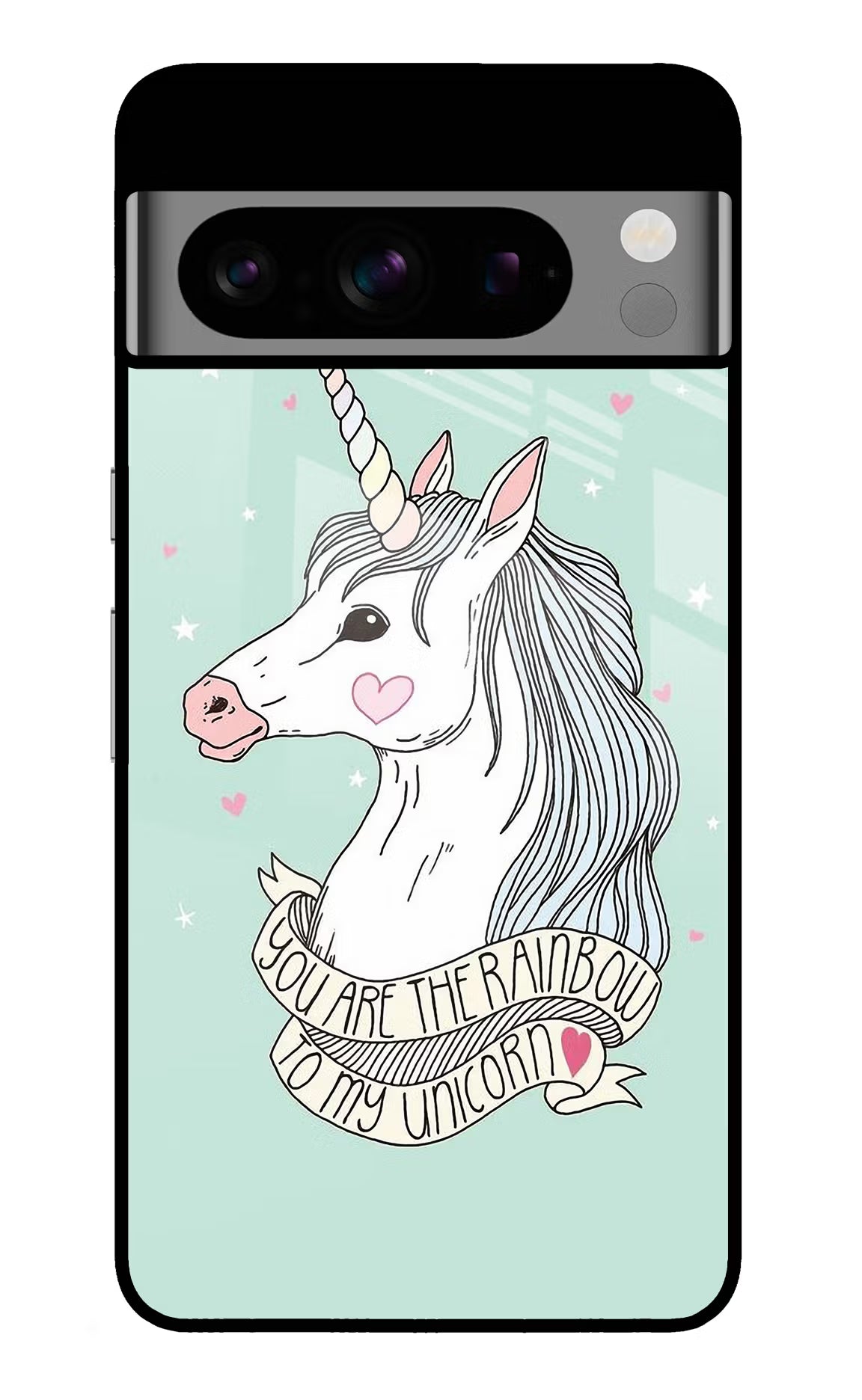 Unicorn Wallpaper Google Pixel 8 Pro Back Cover - Unicorn Wallpaper Google Pixel 8 Pro Glass Case Back Cover by Casekaro Unicorn Wallpaper Google Pixel 8 Pro Glass Case Back Cover by Casekaro