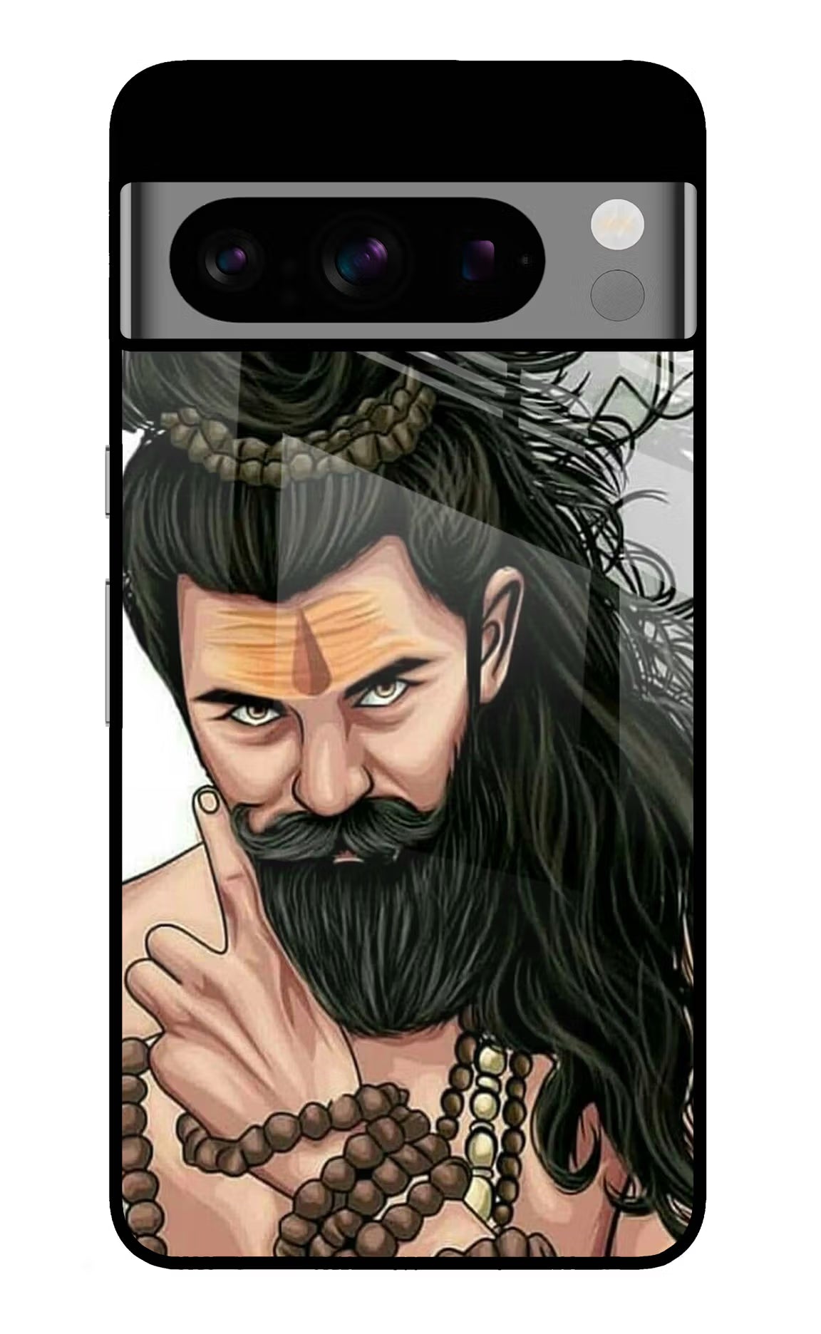 Mahadev Google Pixel 8 Pro Back Cover - Mahadev Google Pixel 8 Pro Glass Case Back Cover by Casekaro Mahadev Google Pixel 8 Pro Glass Case Back Cover by Casekaro