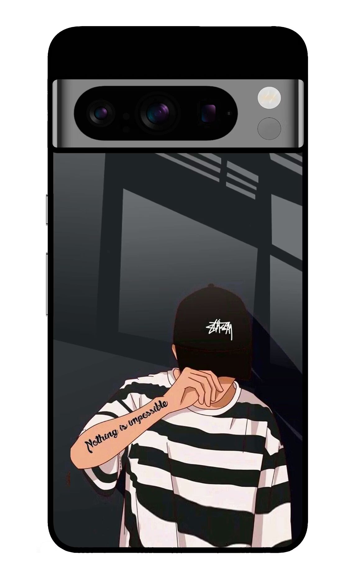Aesthetic Boy Google Pixel 8 Pro Back Cover - Aesthetic Boy Google Pixel 8 Pro Glass Case Back Cover by Casekaro Aesthetic Boy Google Pixel 8 Pro Glass Case Back Cover by Casekaro