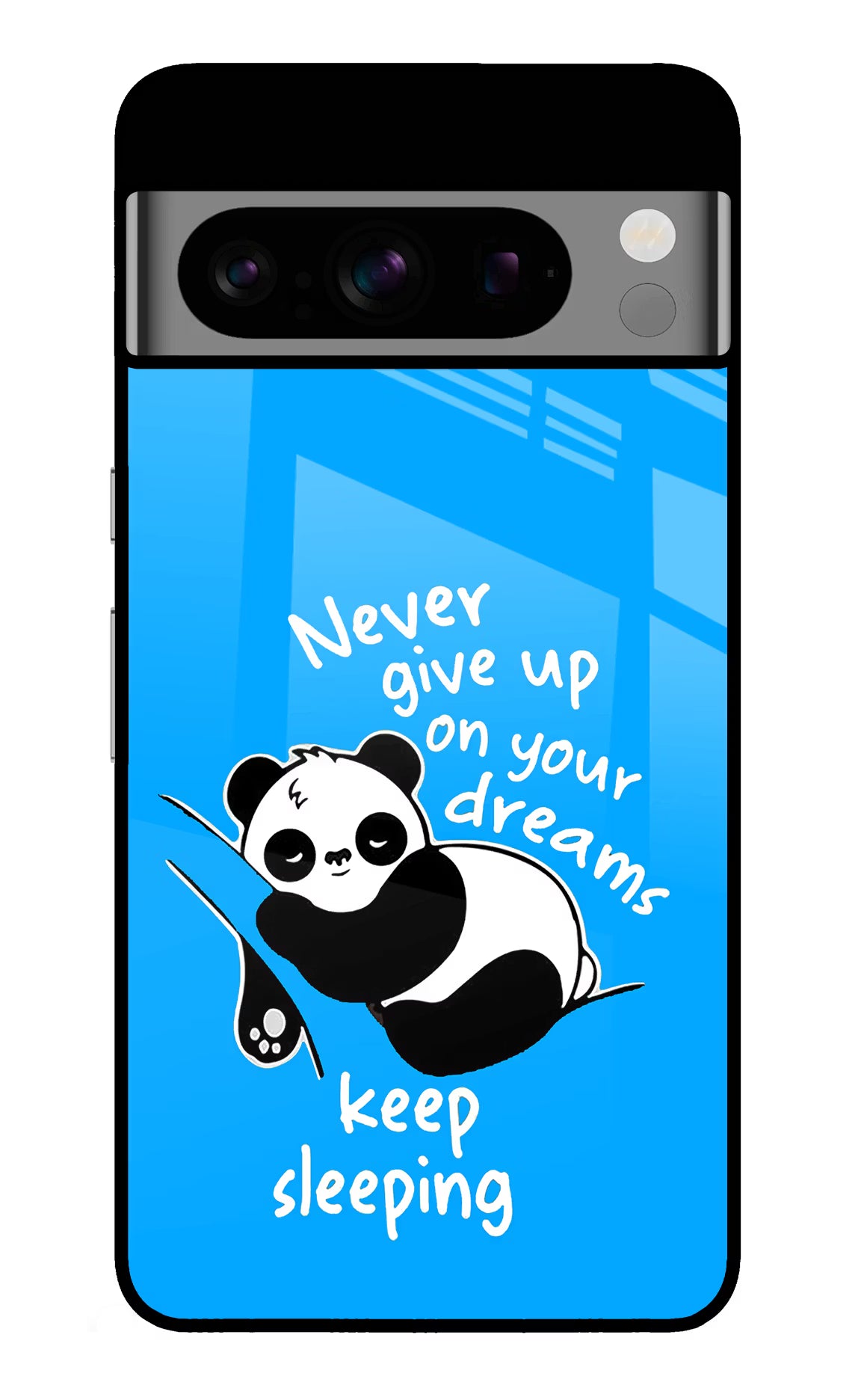 Keep Sleeping Google Pixel 8 Pro Back Cover - Keep Sleeping Google Pixel 8 Pro Glass Case Back Cover by Casekaro Keep Sleeping Google Pixel 8 Pro Glass Case Back Cover by Casekaro