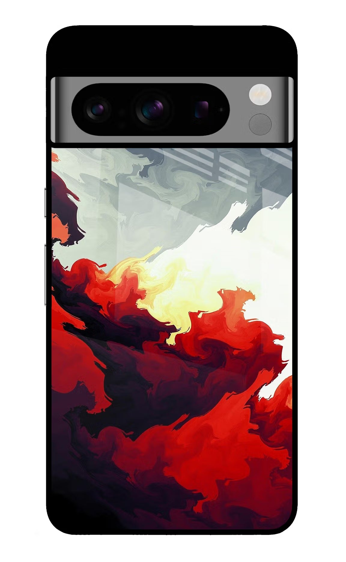Fire Cloud Google Pixel 8 Pro Glass Case - Fire Cloud Google Pixel 8 Pro Glass Case Fire Cloud Google Pixel 8 Pro Glass Case