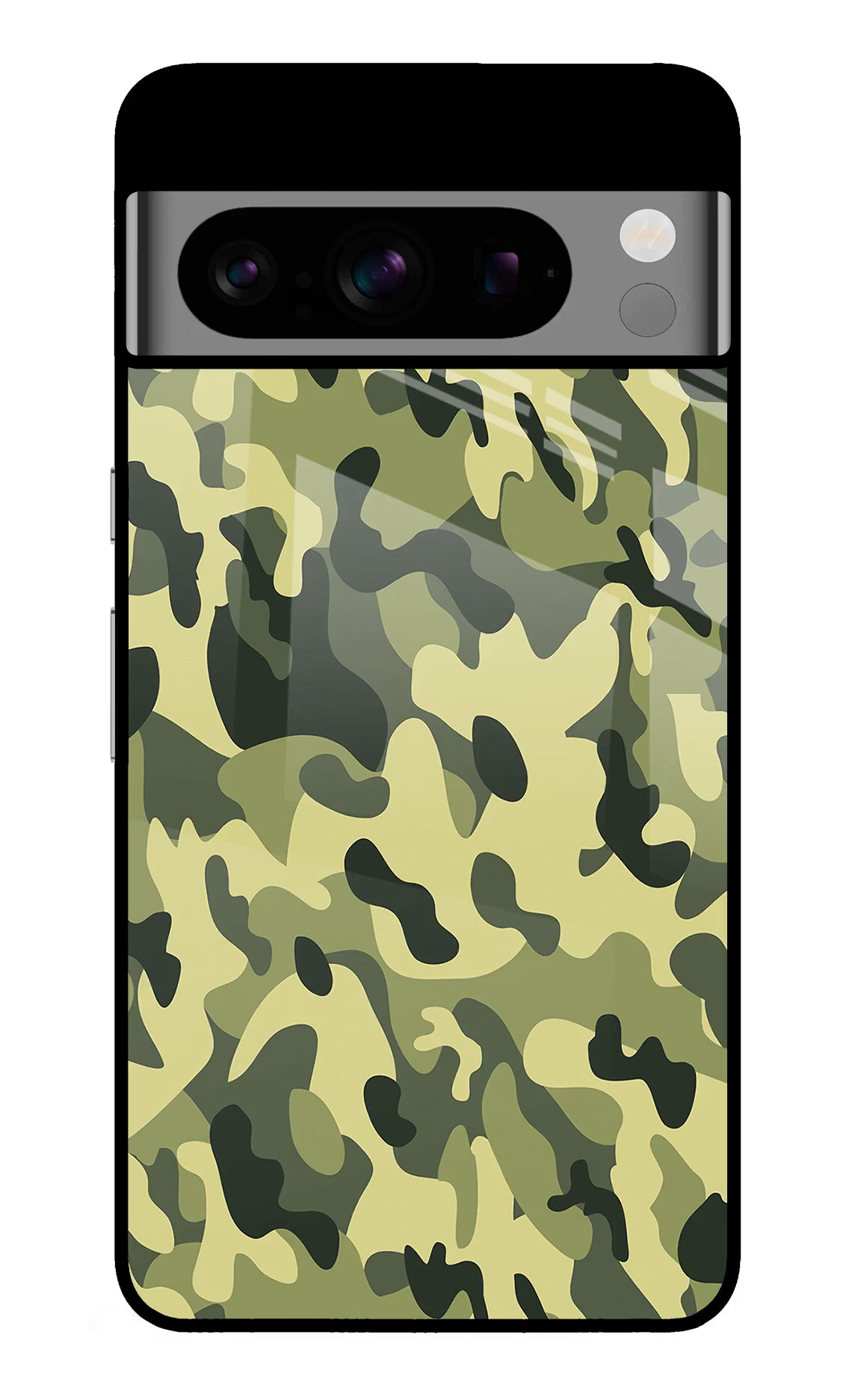 Camouflage Google Pixel 8 Pro Glass Case - Camouflage Google Pixel 8 Pro Glass Case Camouflage Google Pixel 8 Pro Glass Case