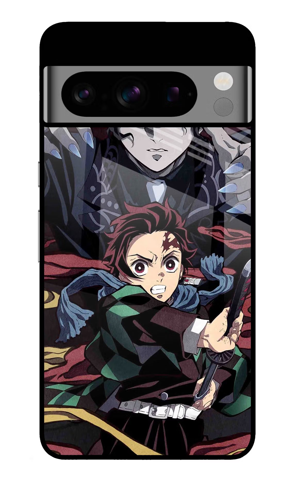 Demon Slayer Google Pixel 8 Pro Glass Case - Demon Slayer Google Pixel 8 Pro Glass Case Demon Slayer Google Pixel 8 Pro Glass Case