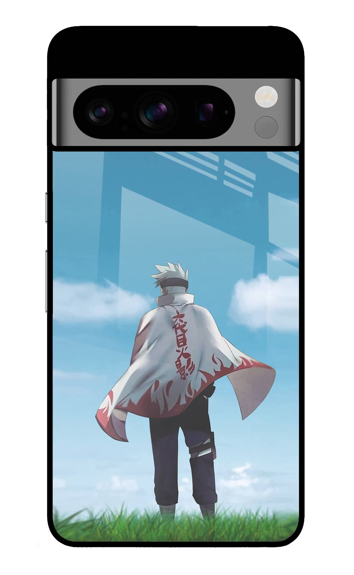 Kakashi Google Pixel 8 Pro Back Cover - Kakashi Google Pixel 8 Pro Glass Case Back Cover by Casekaro Kakashi Google Pixel 8 Pro Glass Case Back Cover by Casekaro