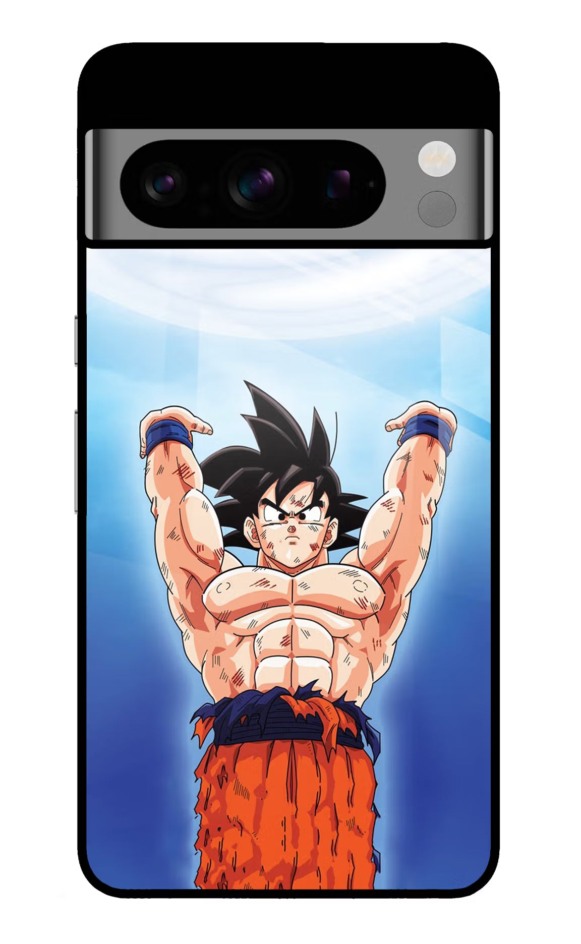 Goku Power Google Pixel 8 Pro Glass Case - Goku Power Google Pixel 8 Pro Glass Case Goku Power Google Pixel 8 Pro Glass Case