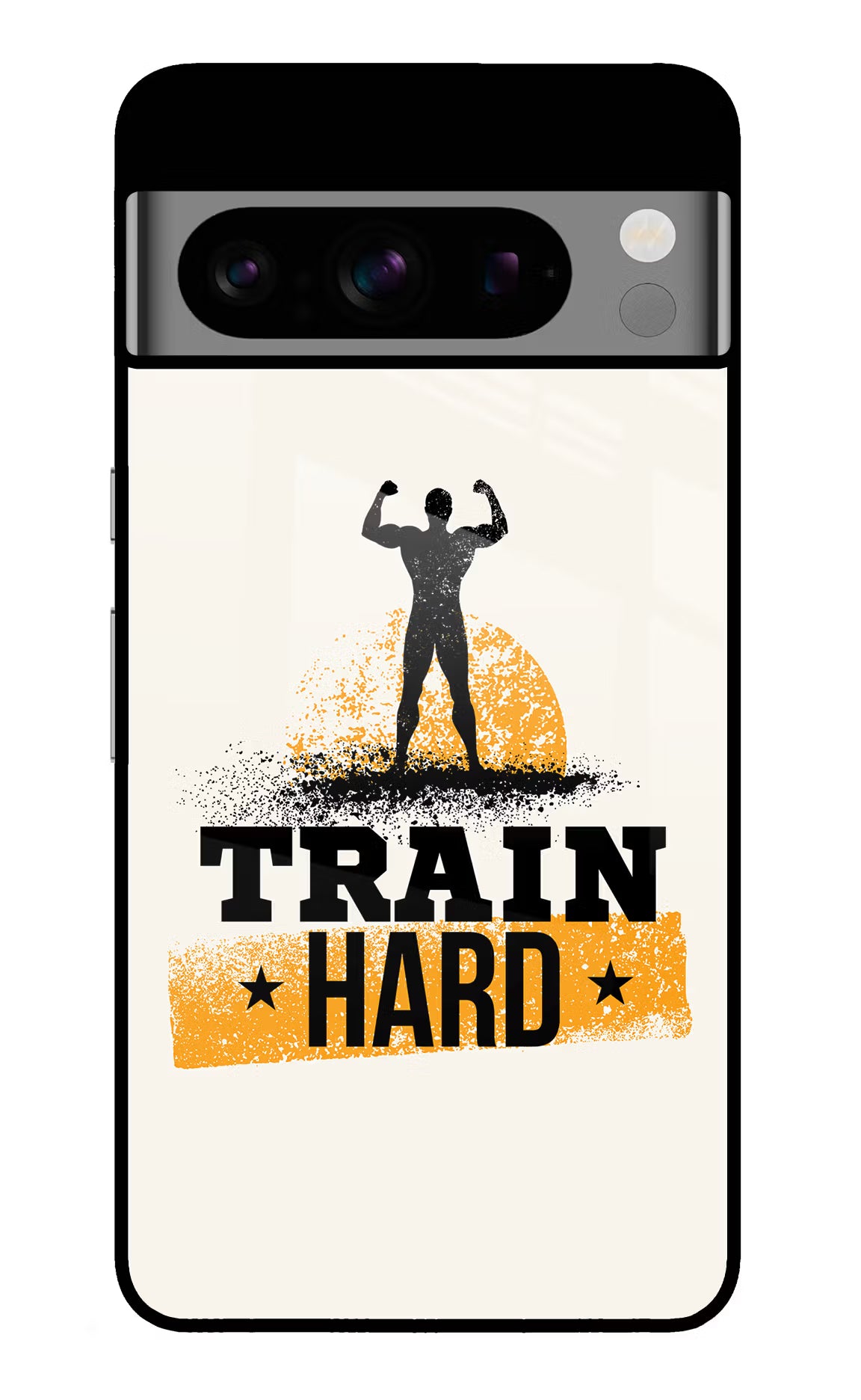 Train Hard Google Pixel 8 Pro Glass Case - Train Hard Google Pixel 8 Pro Glass Case Train Hard Google Pixel 8 Pro Glass Case