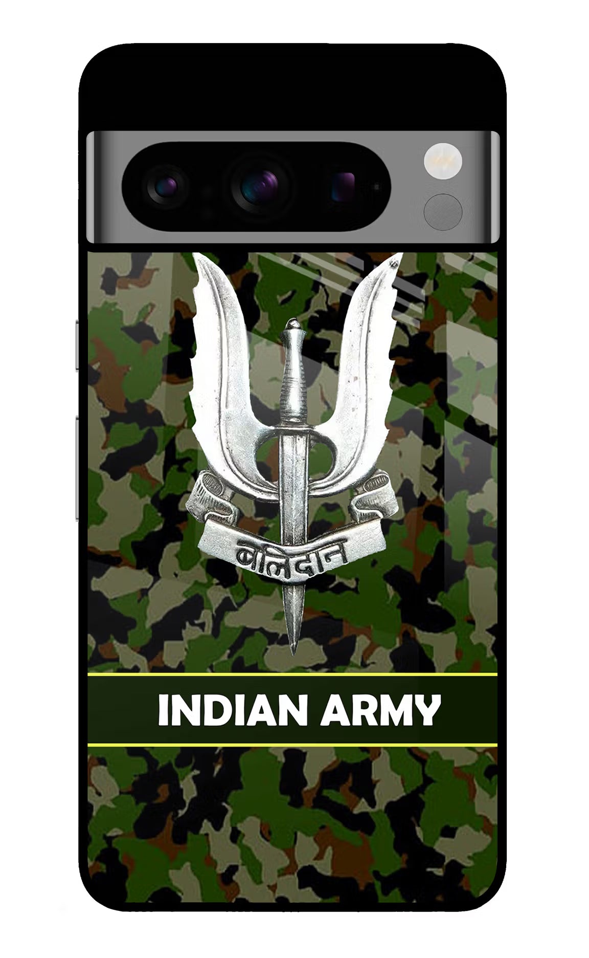 Balidan Indian Logo Google Pixel 8 Pro Glass Case - Balidan Indian Logo Google Pixel 8 Pro Glass Case Balidan Indian Logo Google Pixel 8 Pro Glass Case