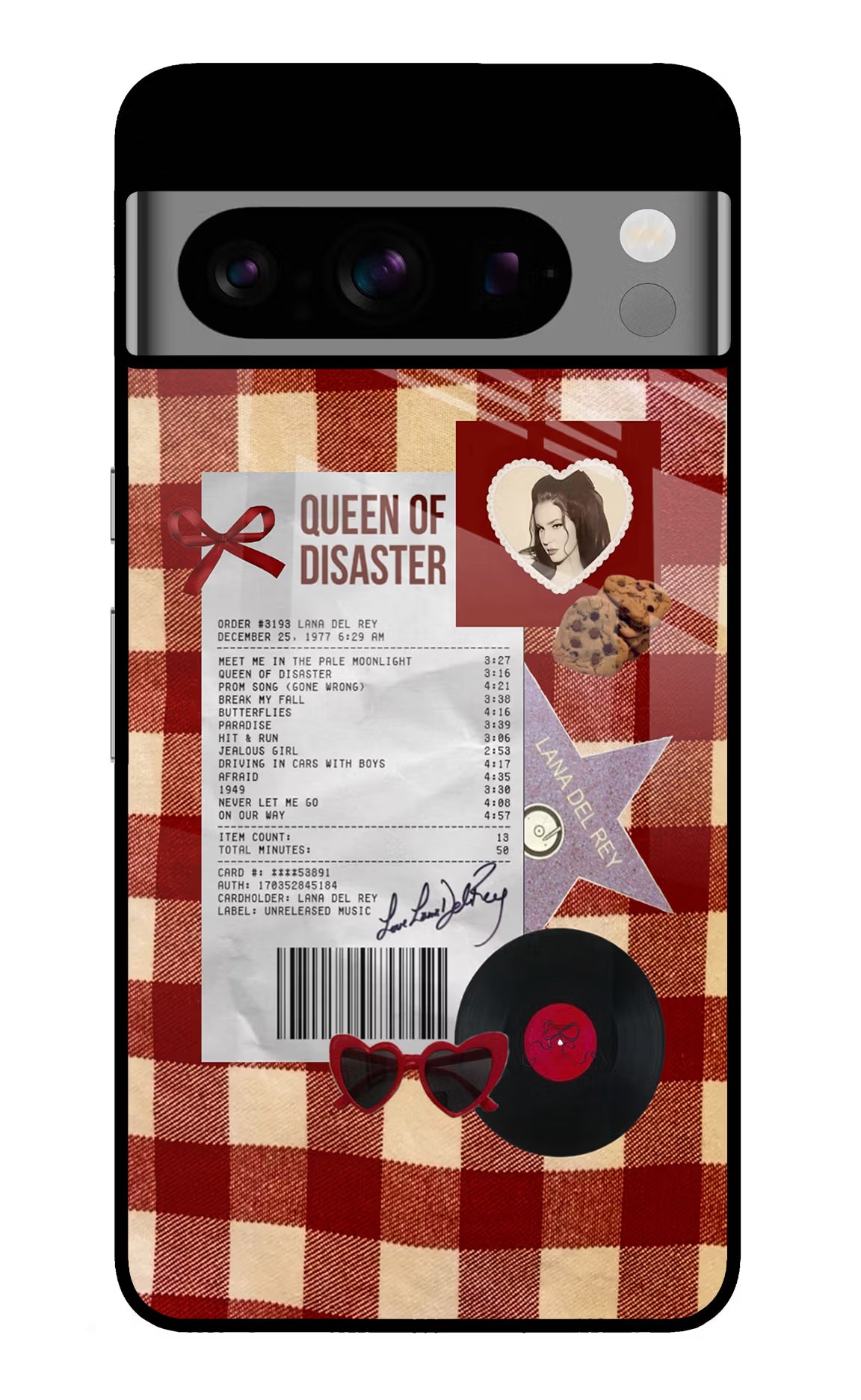 Queen of Disaster Google Pixel 8 Pro Glass Case - Queen of Disaster Google Pixel 8 Pro Glass Case Queen of Disaster Google Pixel 8 Pro Glass Case