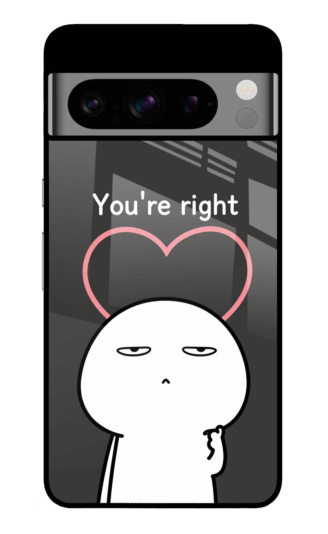 You're Right Google Pixel 8 Pro Glass Case - You're Right Google Pixel 8 Pro Glass Case You're Right Google Pixel 8 Pro Glass Case