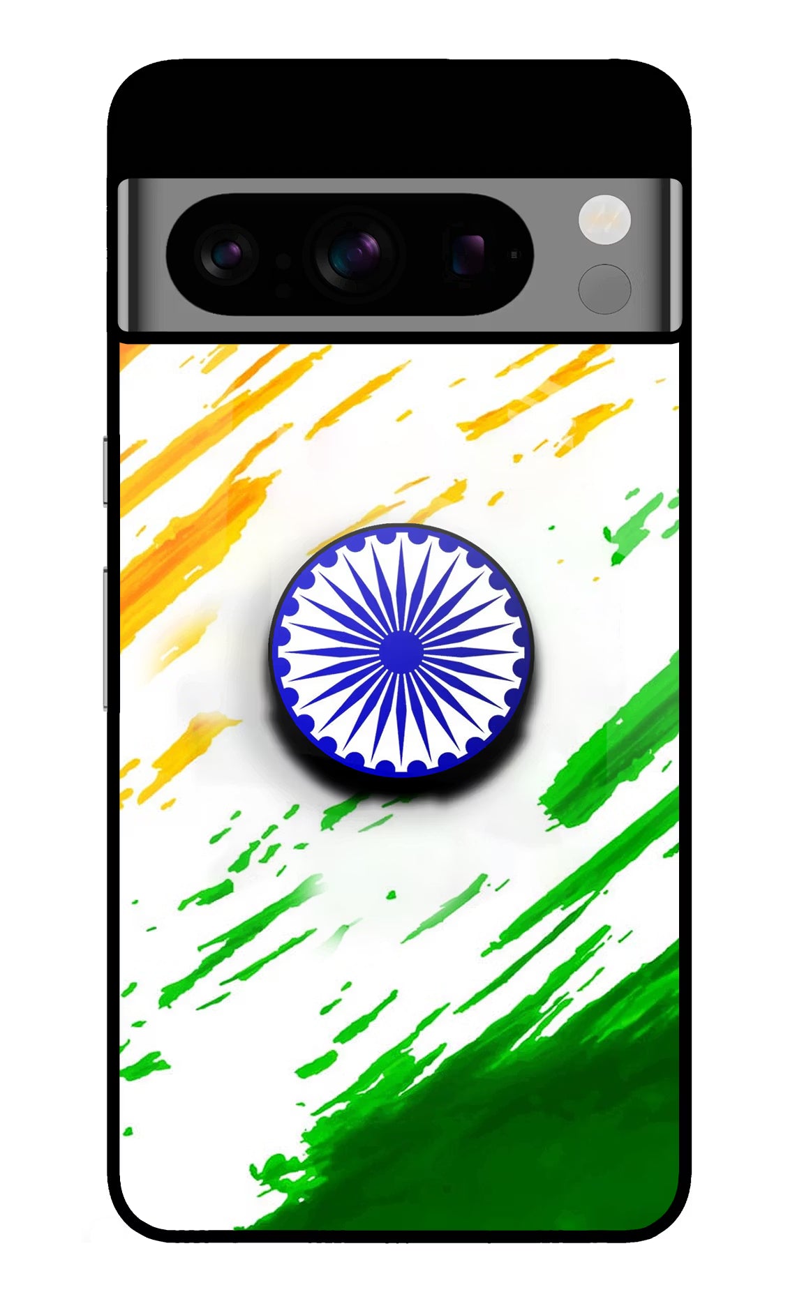 Indian Flag Ashoka Chakra Google Pixel 8 Pro Pop Case - Indian Flag Ashoka Chakra Google Pixel 8 Pro Pop Case by Casekaro Indian Flag Ashoka Chakra Google Pixel 8 Pro Pop Case by Casekaro