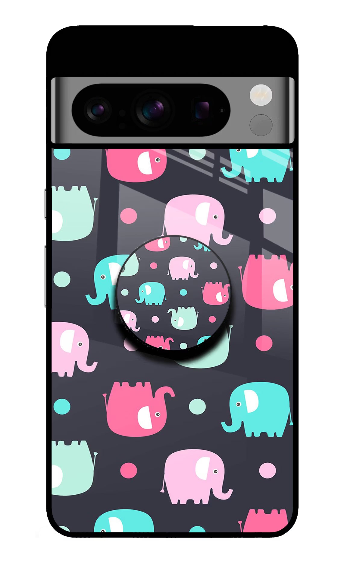 Baby Elephants Google Pixel 8 Pro Pop Case - Baby Elephants Google Pixel 8 Pro Pop Case by Casekaro Baby Elephants Google Pixel 8 Pro Pop Case by Casekaro