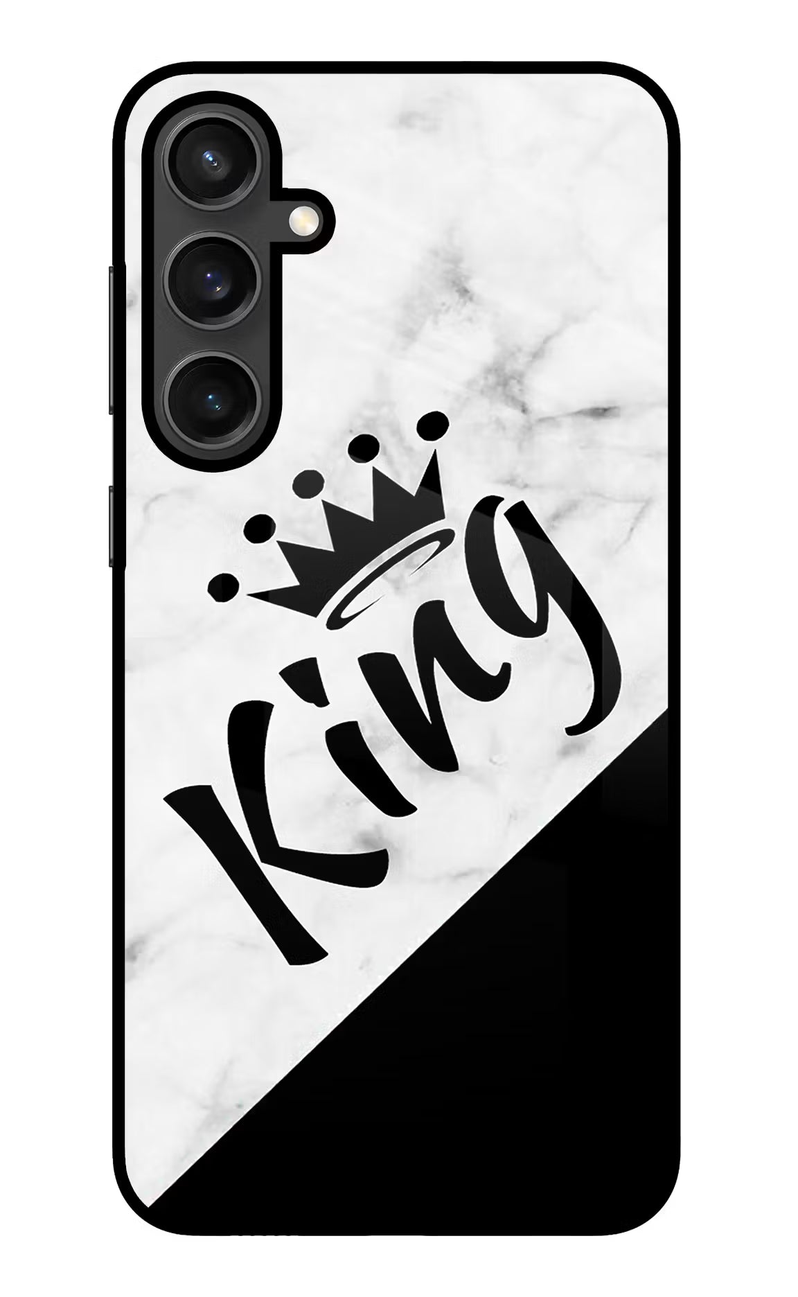 King Samsung S23 FE 5G Glass Case - King Samsung S23 FE 5G Glass Case King Samsung S23 FE 5G Glass Case
