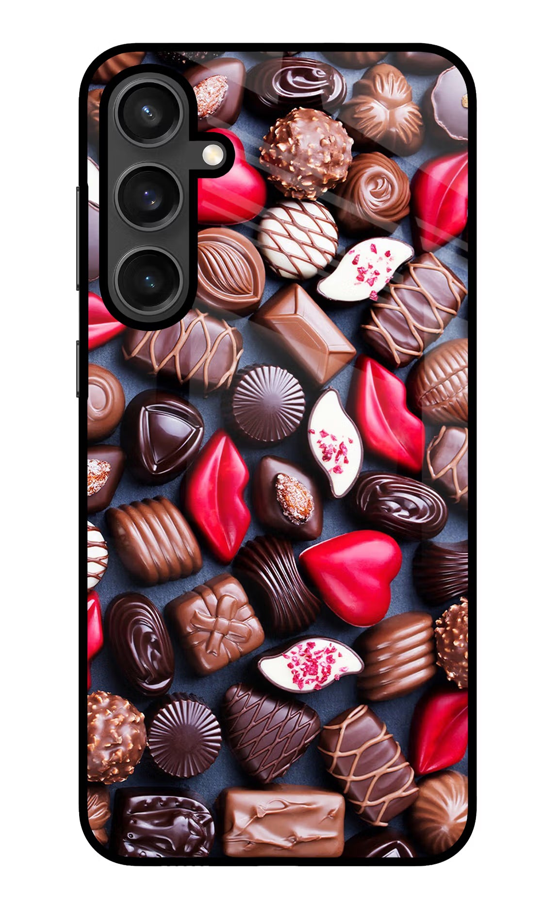 Chocolates Samsung S23 FE 5G Glass Case - Chocolates Samsung S23 FE 5G Glass Case Chocolates Samsung S23 FE 5G Glass Case