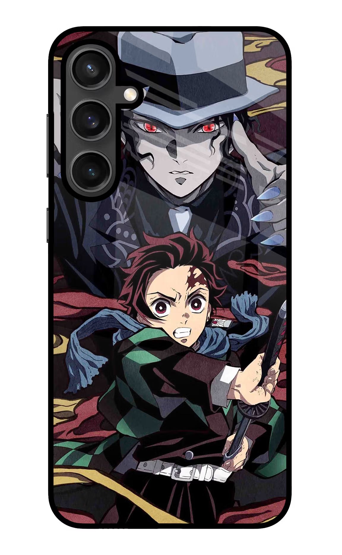 Demon Slayer Samsung S23 FE 5G Glass Case - Demon Slayer Samsung S23 FE 5G Glass Case Demon Slayer Samsung S23 FE 5G Glass Case