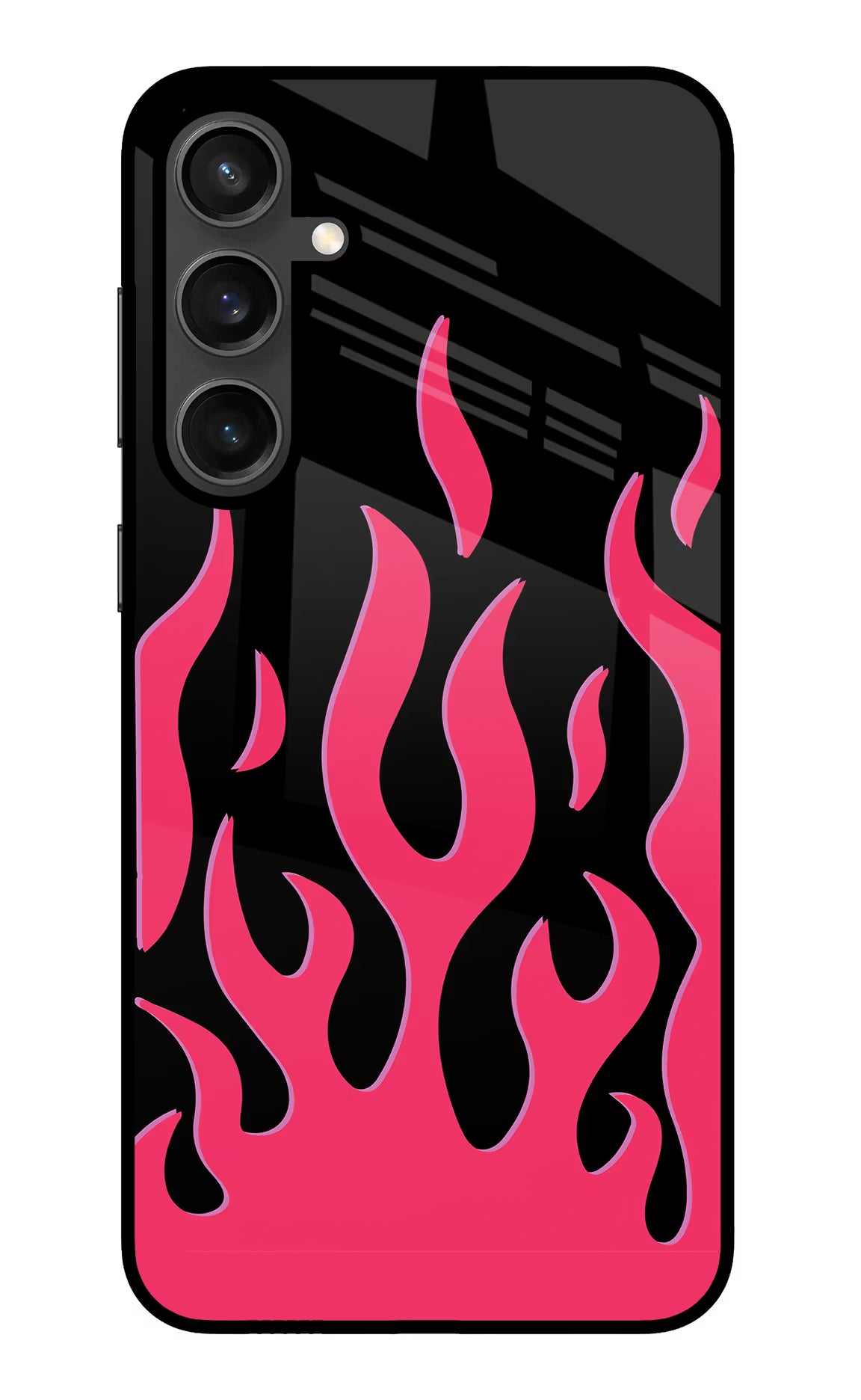 Fire Flames Samsung S23 FE 5G Glass Case - Fire Flames Samsung S23 FE 5G Glass Case Fire Flames Samsung S23 FE 5G Glass Case