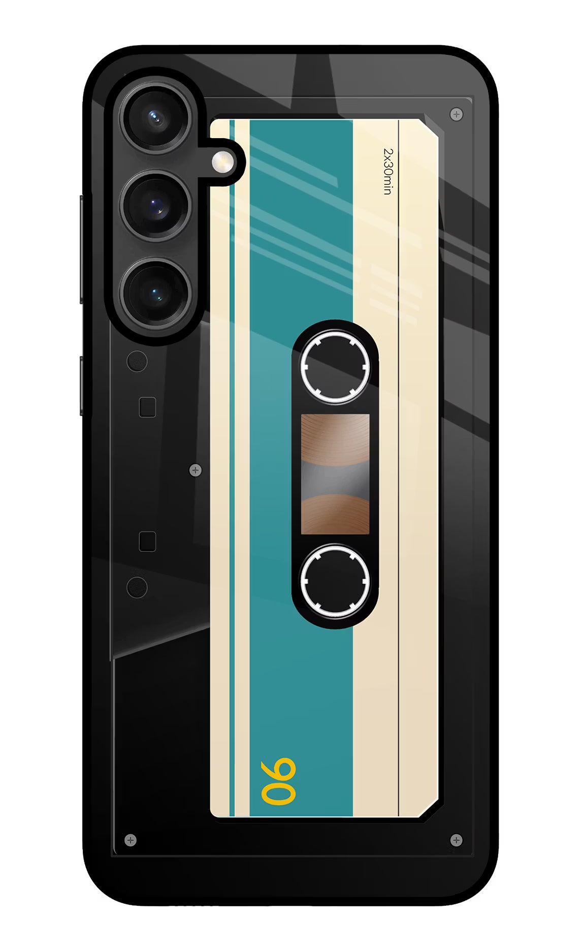 Cassette Samsung S23 FE 5G Glass Case - Cassette Samsung S23 FE 5G Glass Case Cassette Samsung S23 FE 5G Glass Case