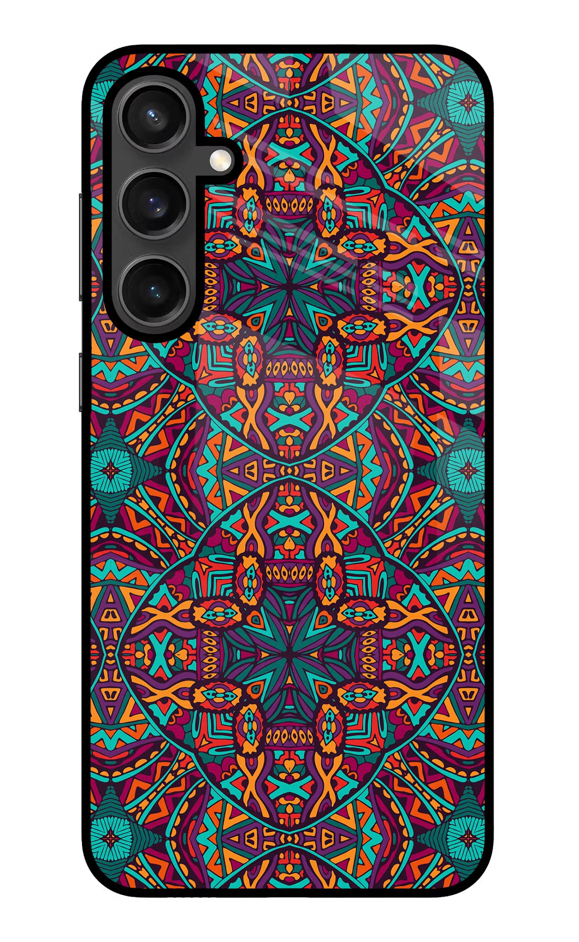 Colour Mandala Samsung S23 FE 5G Glass Case - Colour Mandala Samsung S23 FE 5G Glass Case Colour Mandala Samsung S23 FE 5G Glass Case