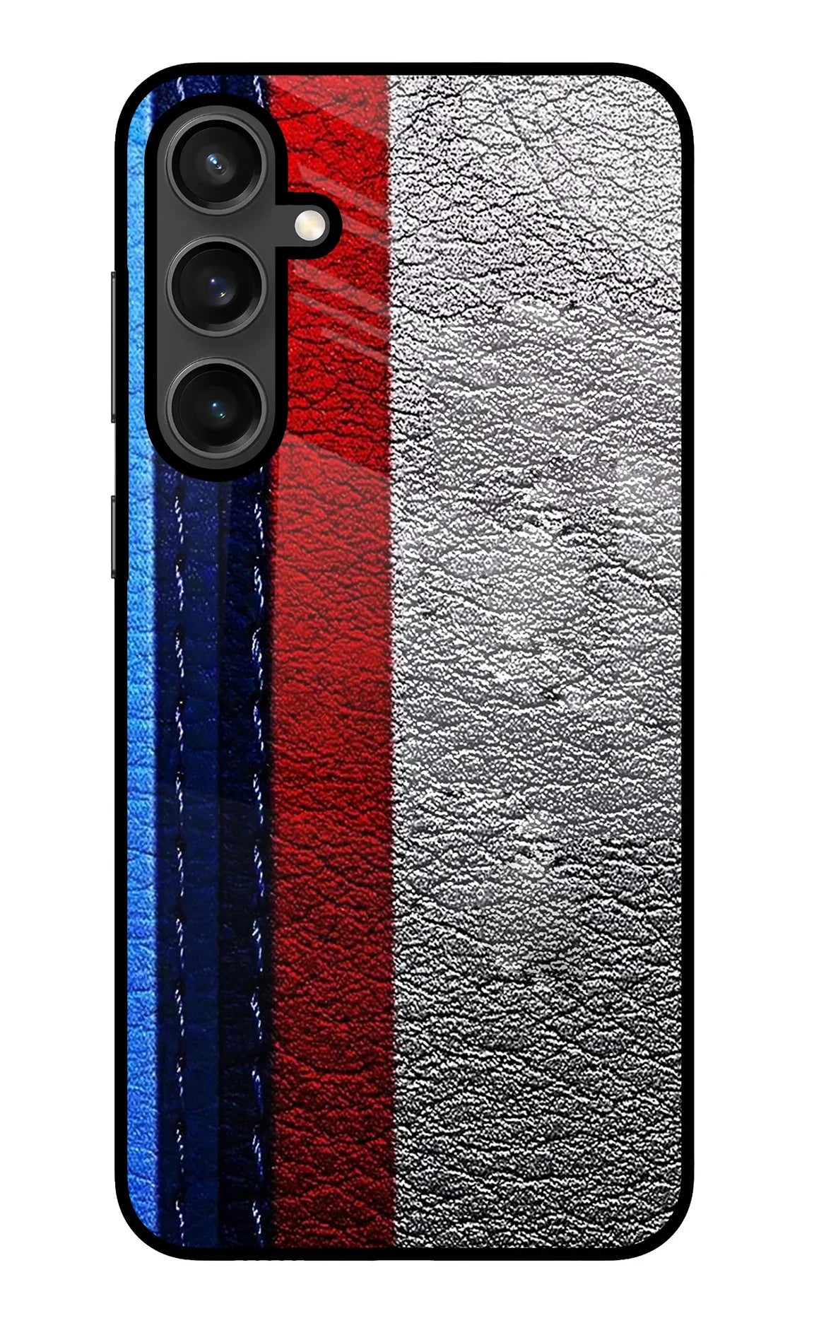 BMW Stripes Samsung S23 FE 5G Glass Case - BMW Stripes Samsung S23 FE 5G Glass Case BMW Stripes Samsung S23 FE 5G Glass Case