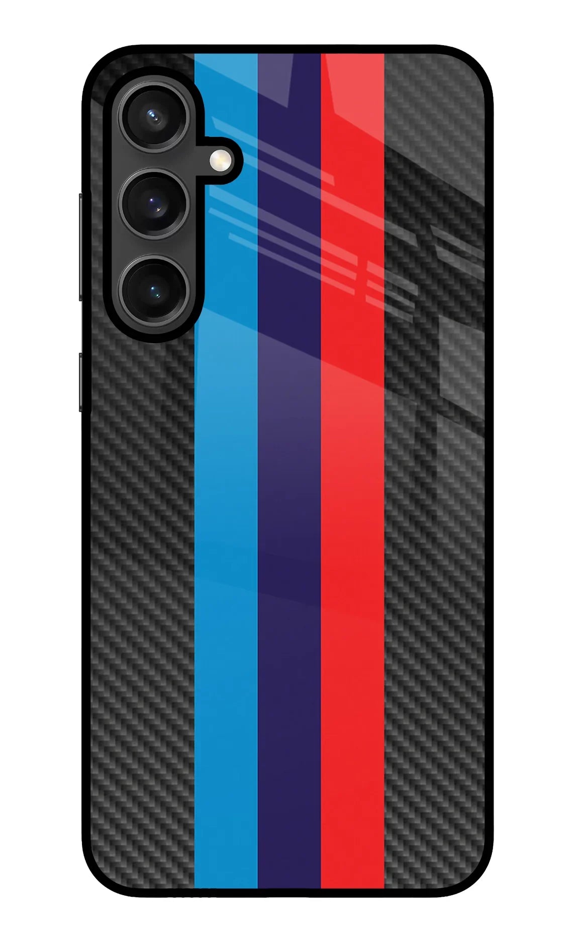 BMW Stripes Pattern Samsung S23 FE 5G Glass Case - BMW Stripes Pattern Samsung S23 FE 5G Glass Case BMW Stripes Pattern Samsung S23 FE 5G Glass Case