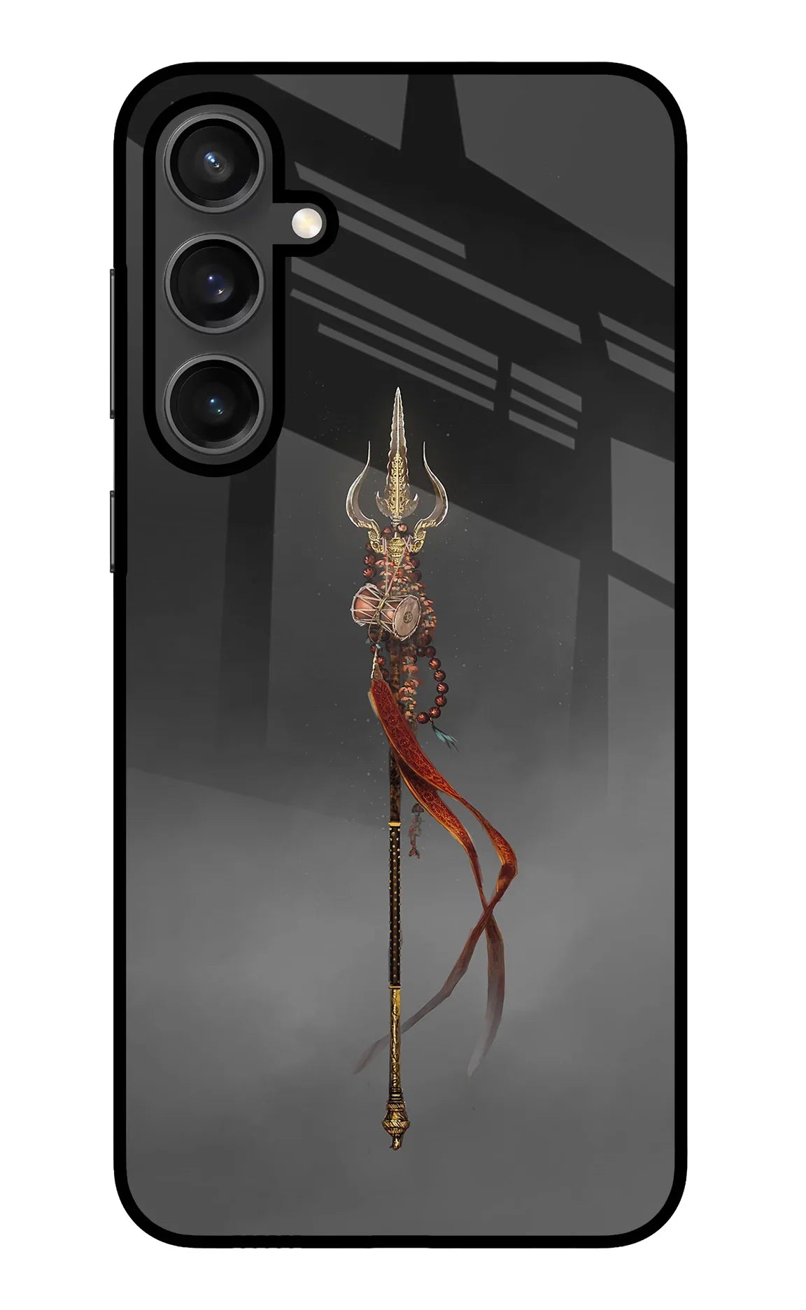 Shiv Trishul Samsung S23 FE 5G Glass Case - Shiv Trishul Samsung S23 FE 5G Glass Case Shiv Trishul Samsung S23 FE 5G Glass Case