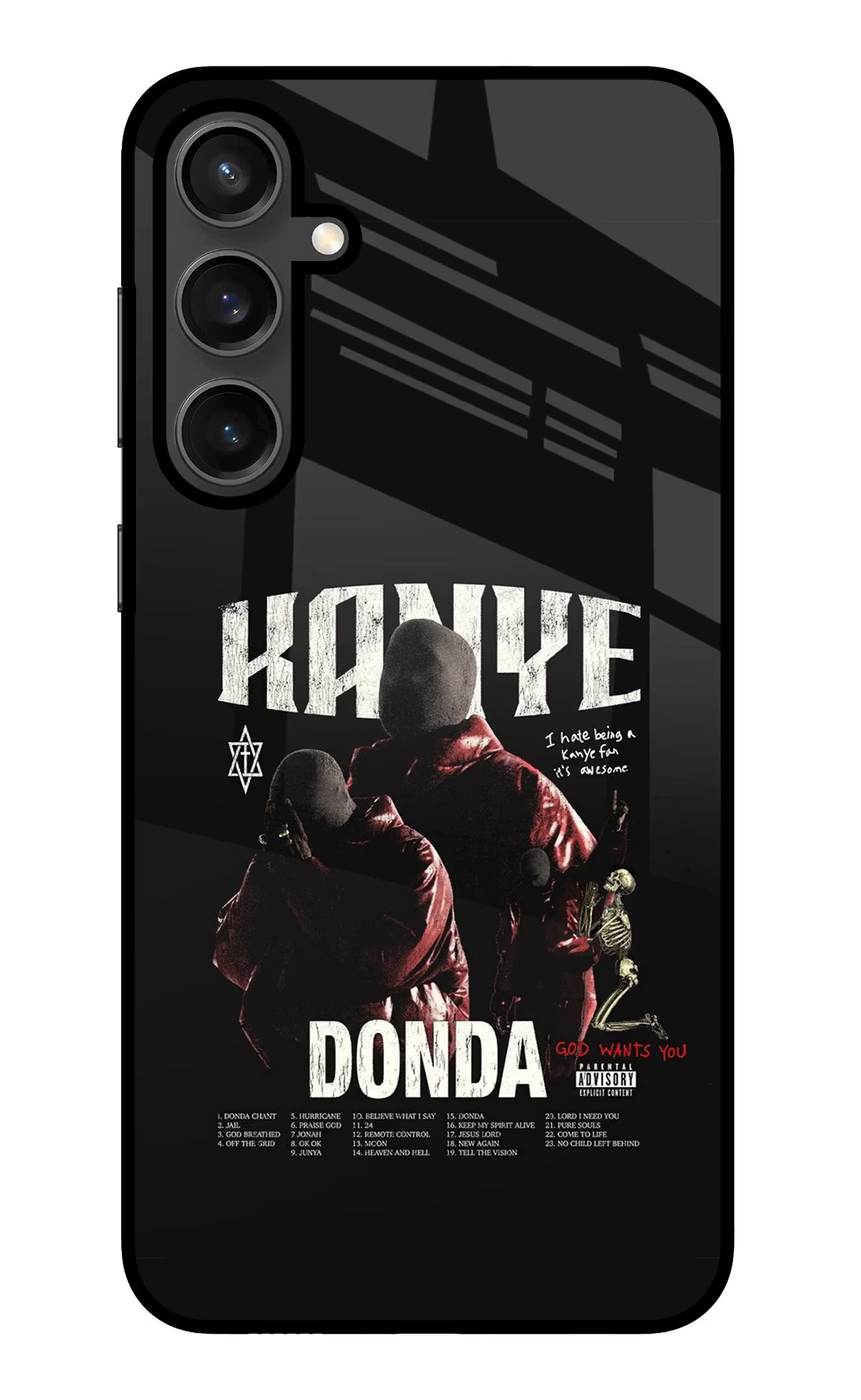 Donda Kanye West Samsung S23 FE 5G Glass Case - Donda Kanye West Samsung S23 FE 5G Glass Case Donda Kanye West Samsung S23 FE 5G Glass Case