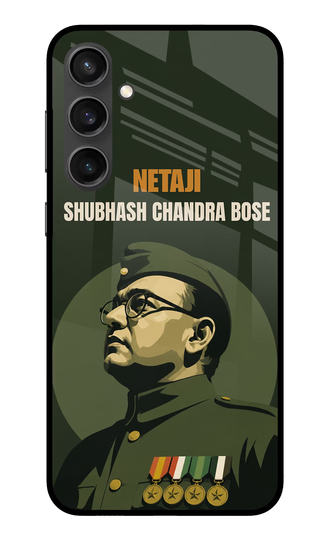 Netaji Legacy Samsung S23 FE 5G Glass Case - Netaji Legacy Samsung S23 FE 5G Glass Case Netaji Legacy Samsung S23 FE 5G Glass Case