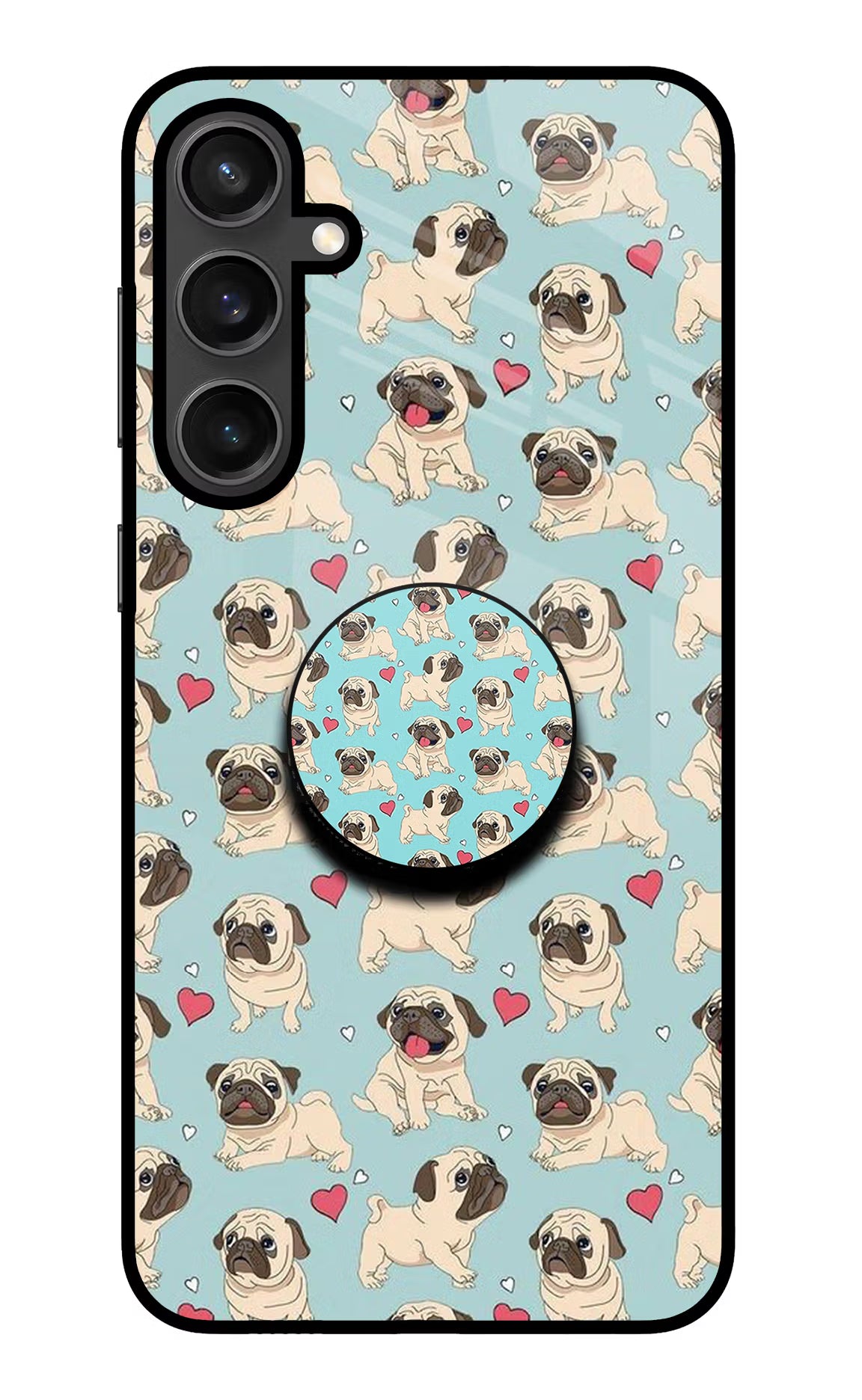 Pug Dog Samsung S23 FE 5G Glass Case - Pug Dog Samsung S23 FE 5G Glass Case Pug Dog Samsung S23 FE 5G Glass Case