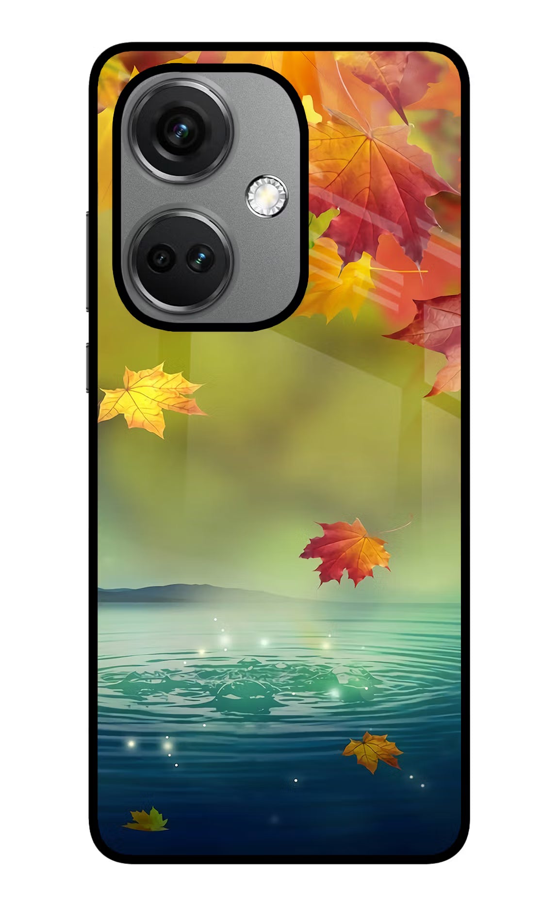 Flowers OnePlus Nord CE 3 5G Glass Case - Flowers OnePlus Nord CE 3 5G Glass Case Flowers OnePlus Nord CE 3 5G Glass Case