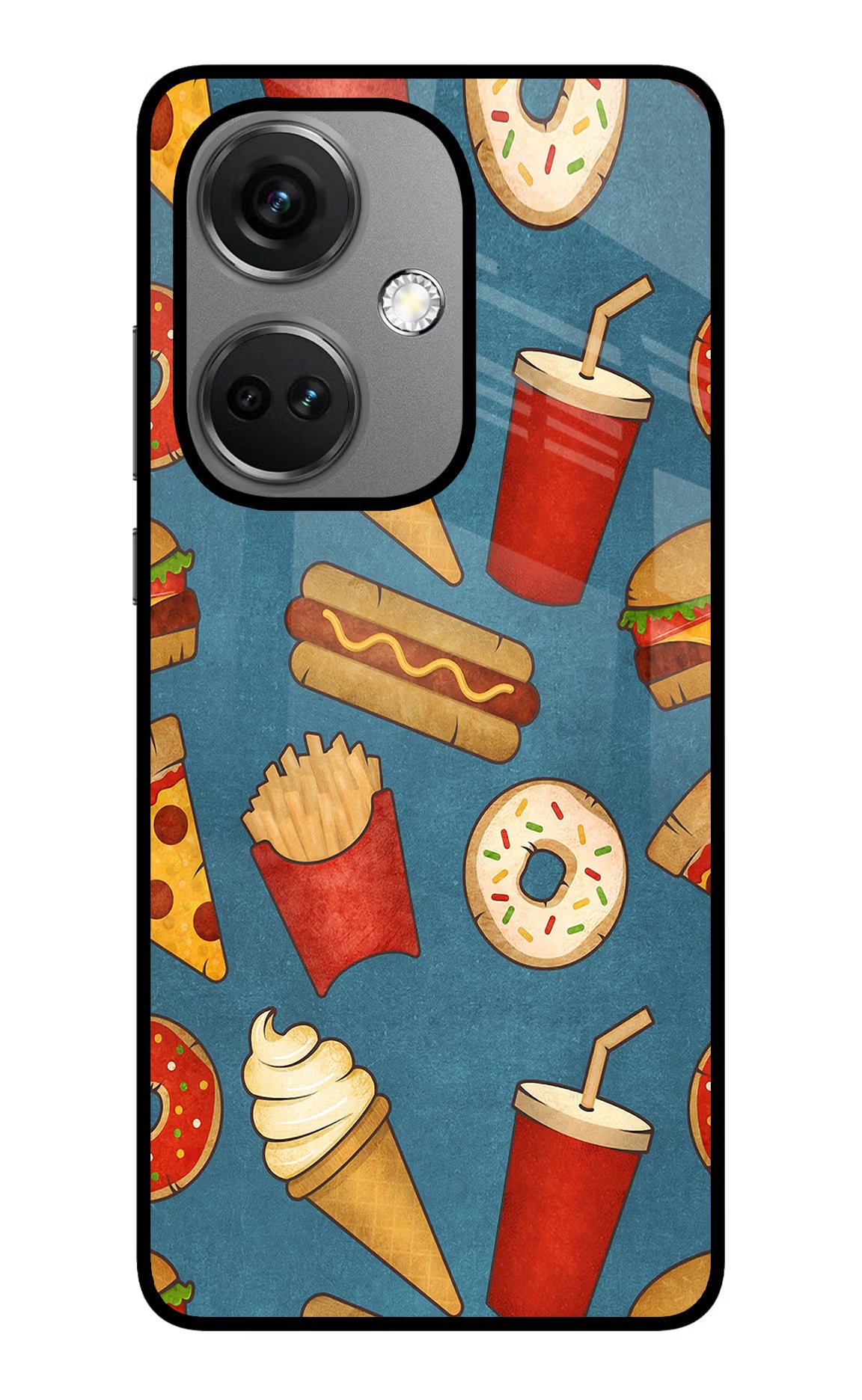 Foodie OnePlus Nord CE 3 5G Glass Case - Foodie OnePlus Nord CE 3 5G Glass Case Foodie OnePlus Nord CE 3 5G Glass Case