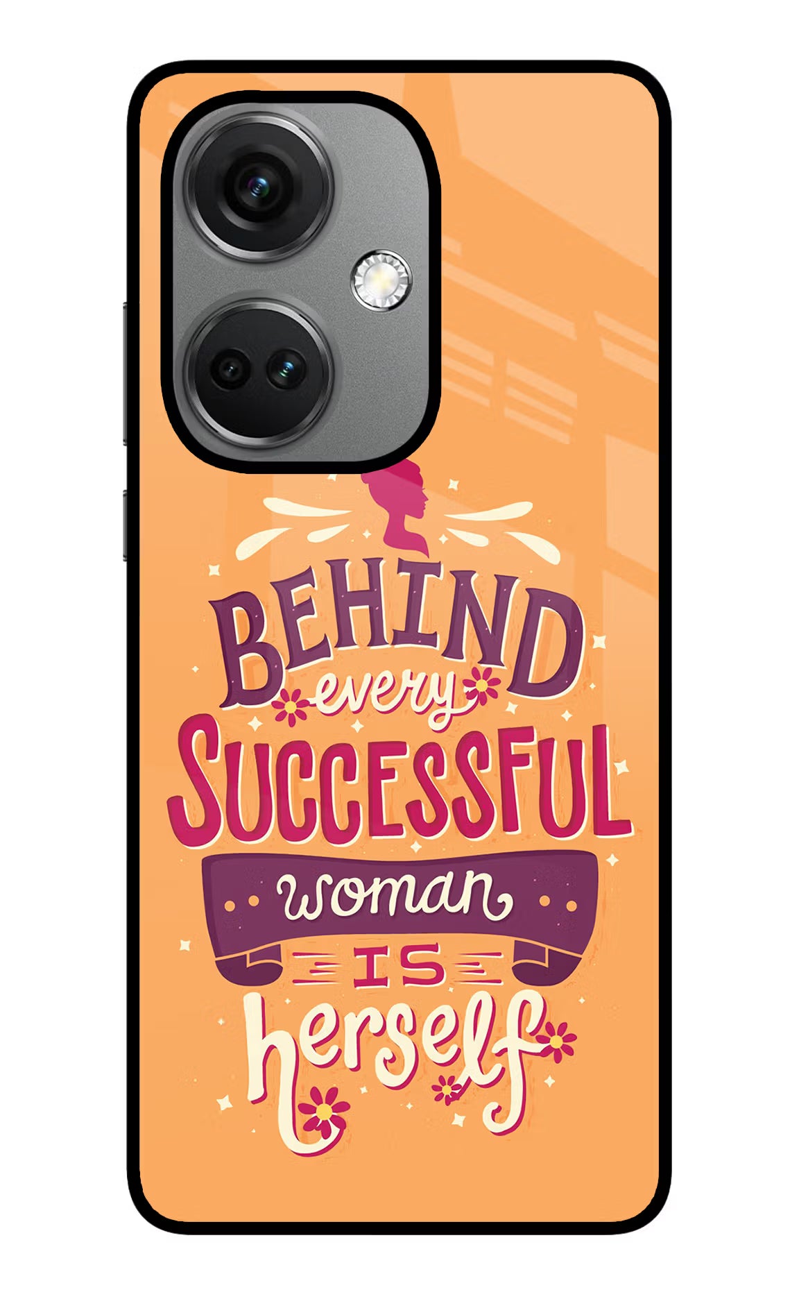Behind Every Successful Woman There Is Herself OnePlus Nord CE 3 5G Glass Case - Behind Every Successful Woman There Is Herself OnePlus Nord CE 3 5G Glass Case Behind Every Successful Woman There Is Herself OnePlus Nord CE 3 5G Glass Case