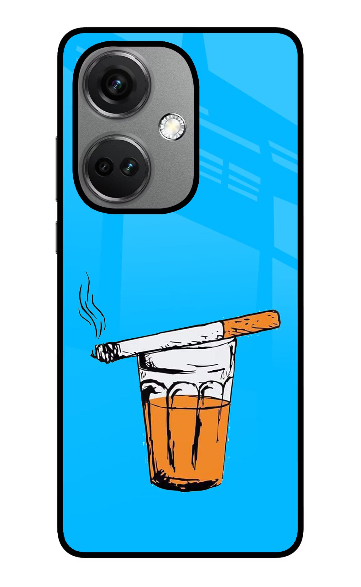 Chai Sutta OnePlus Nord CE 3 5G Glass Case - Chai Sutta OnePlus Nord CE 3 5G Glass Case Chai Sutta OnePlus Nord CE 3 5G Glass Case