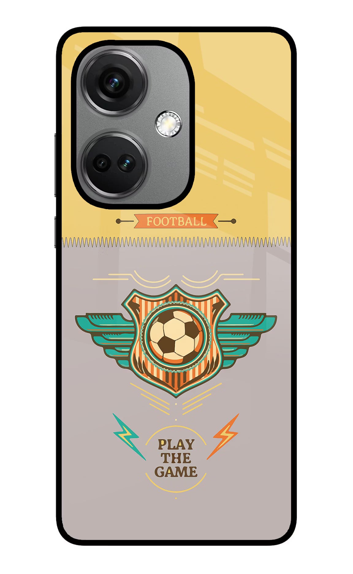 Football OnePlus Nord CE 3 5G Glass Case - Football OnePlus Nord CE 3 5G Glass Case Football OnePlus Nord CE 3 5G Glass Case